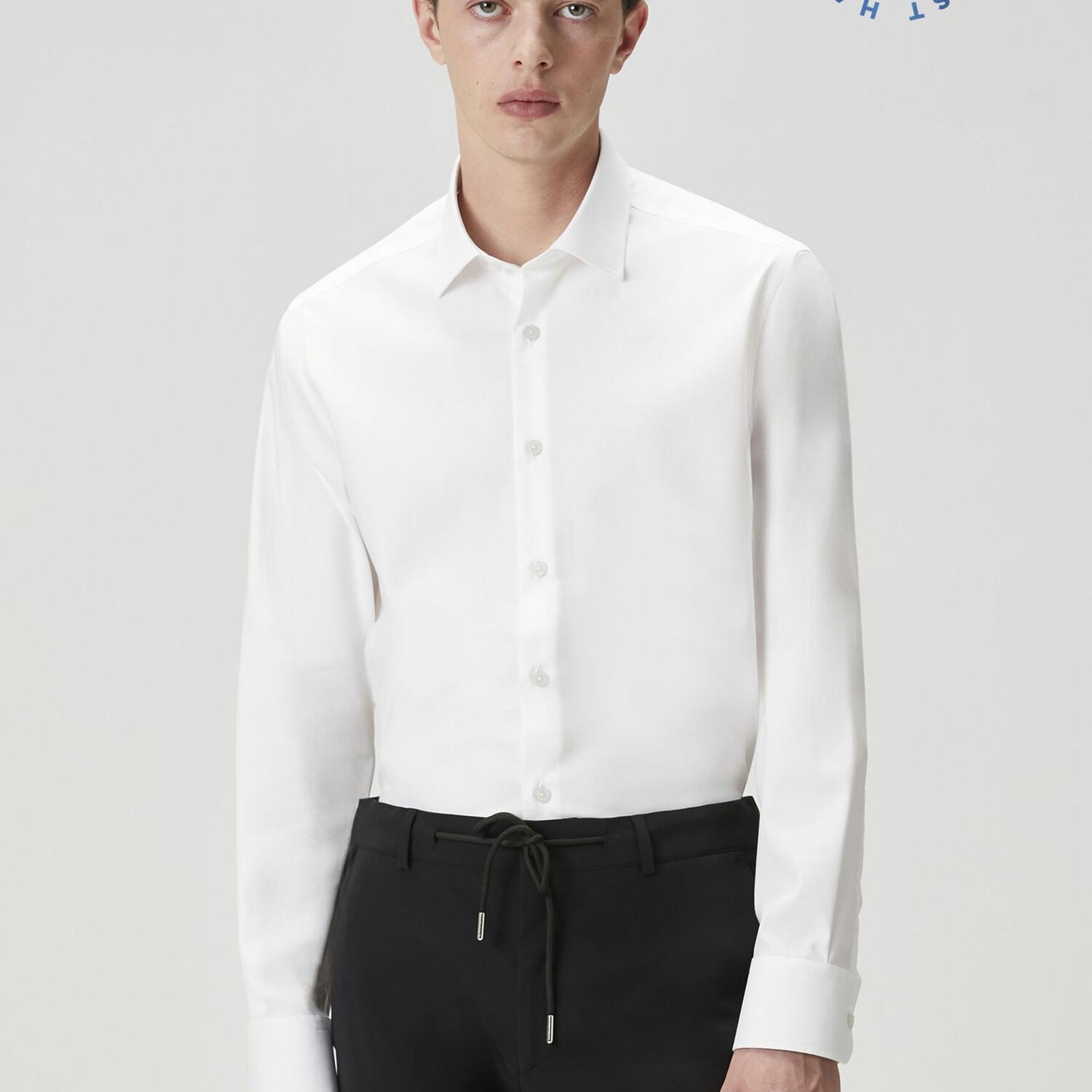 Beymen Club Erkek Slim Fit Beyaz Non-iron Twill Gömlek