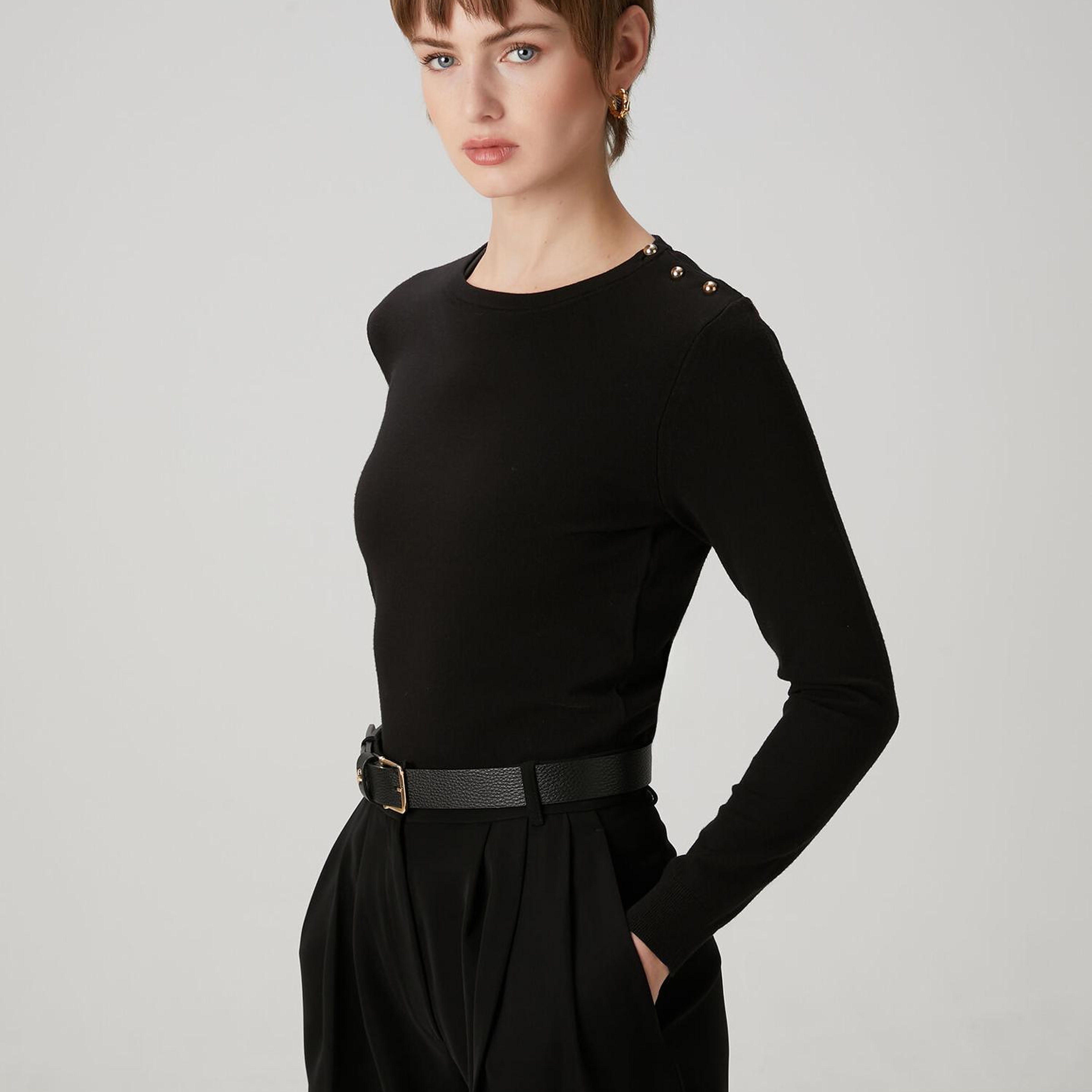 Beymen Club Kadın Siyah Basic Kazak