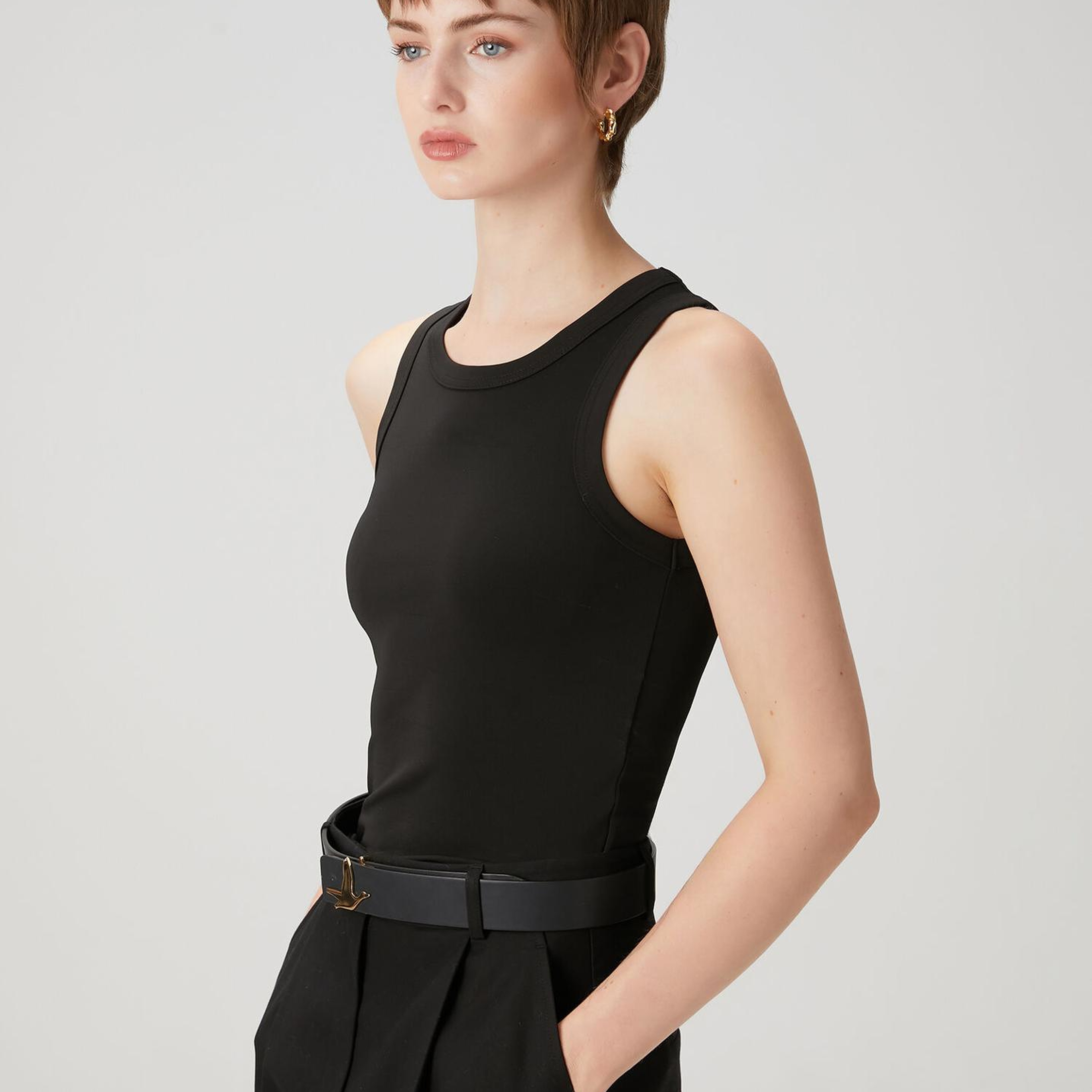 Beymen Club Kadın Siyah Kaşkorse Atlet