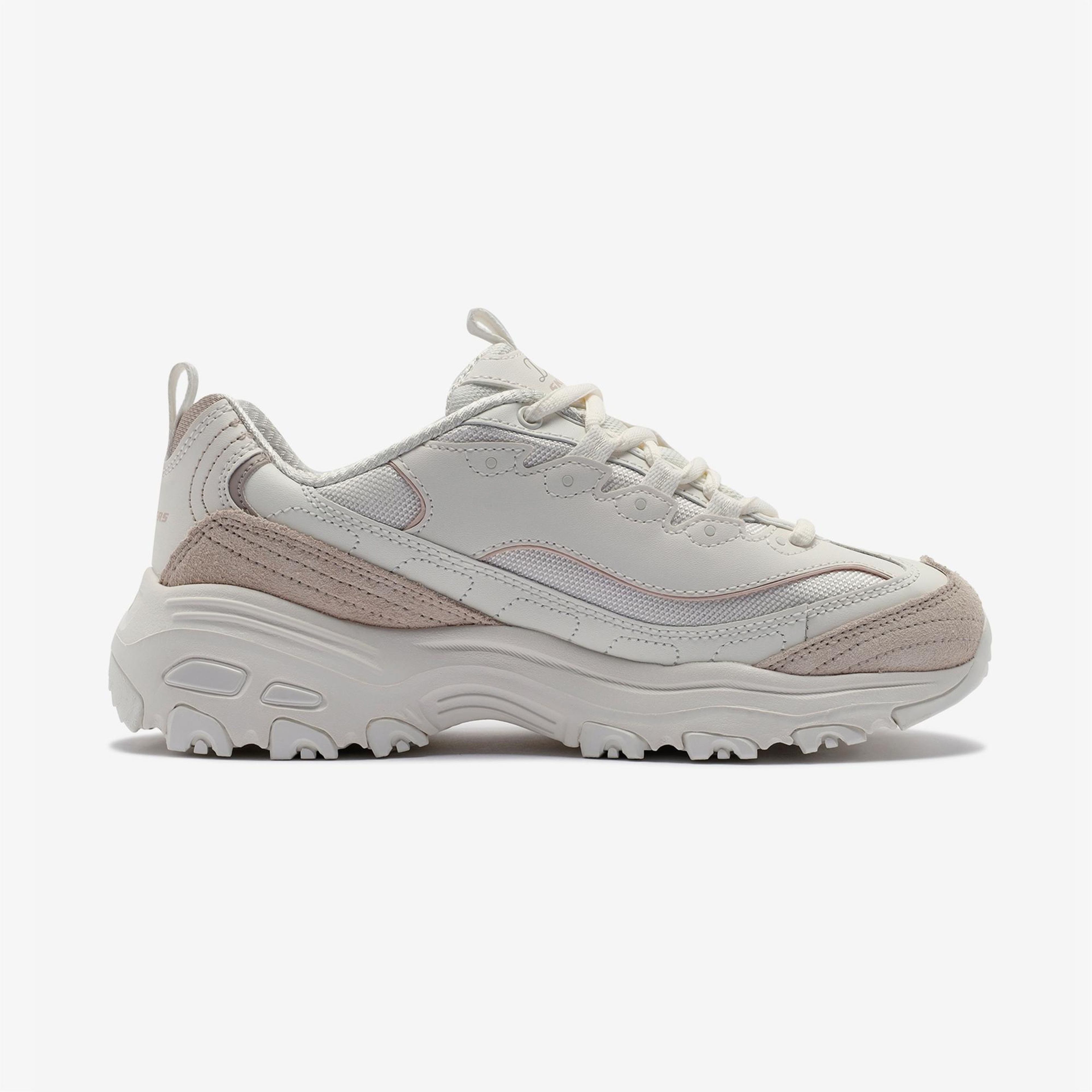 Skechers D'Lites New Heat Kadın Krem Sneaker