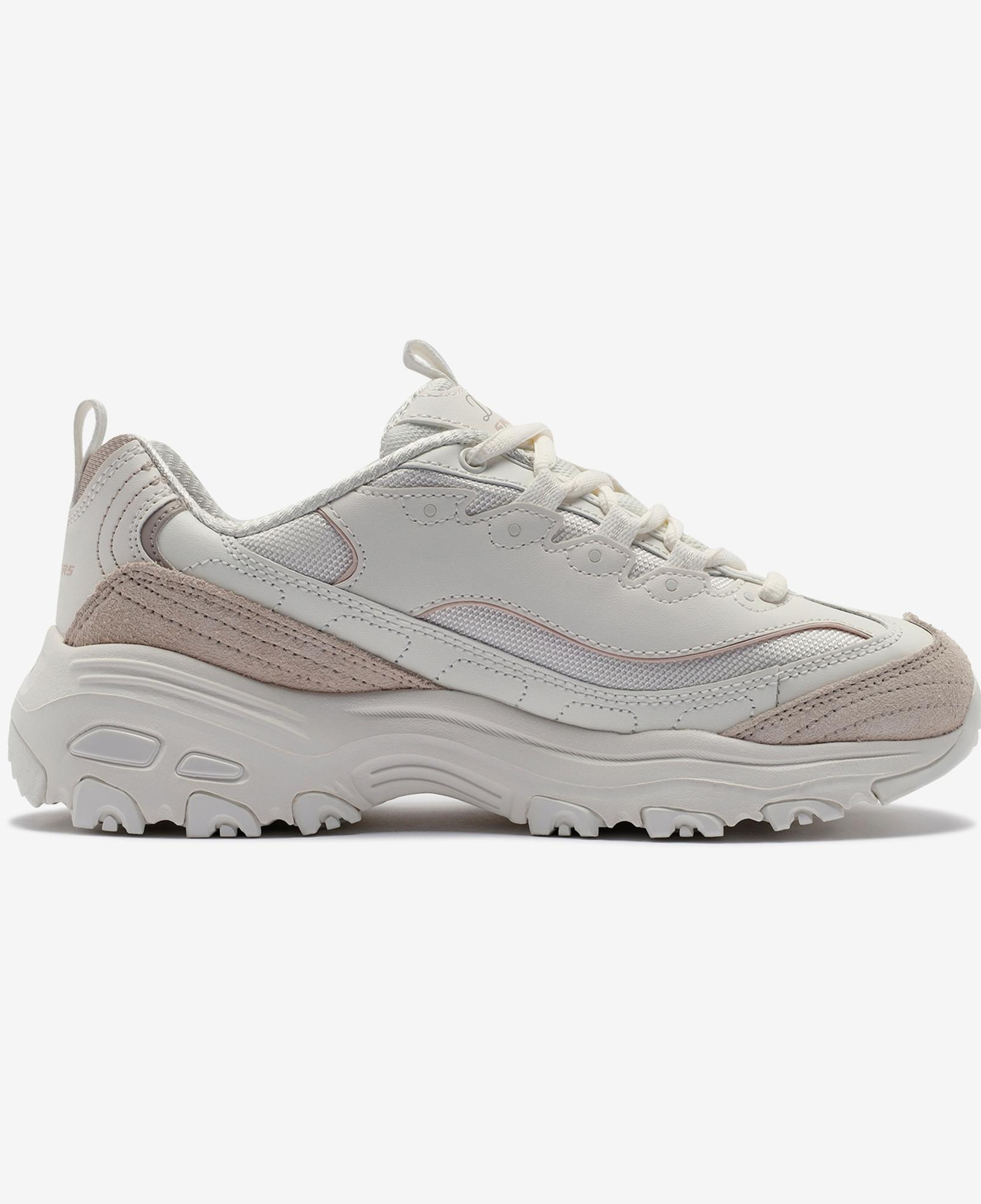 Skechers D'Lites New Heat Kadın Krem Sneaker