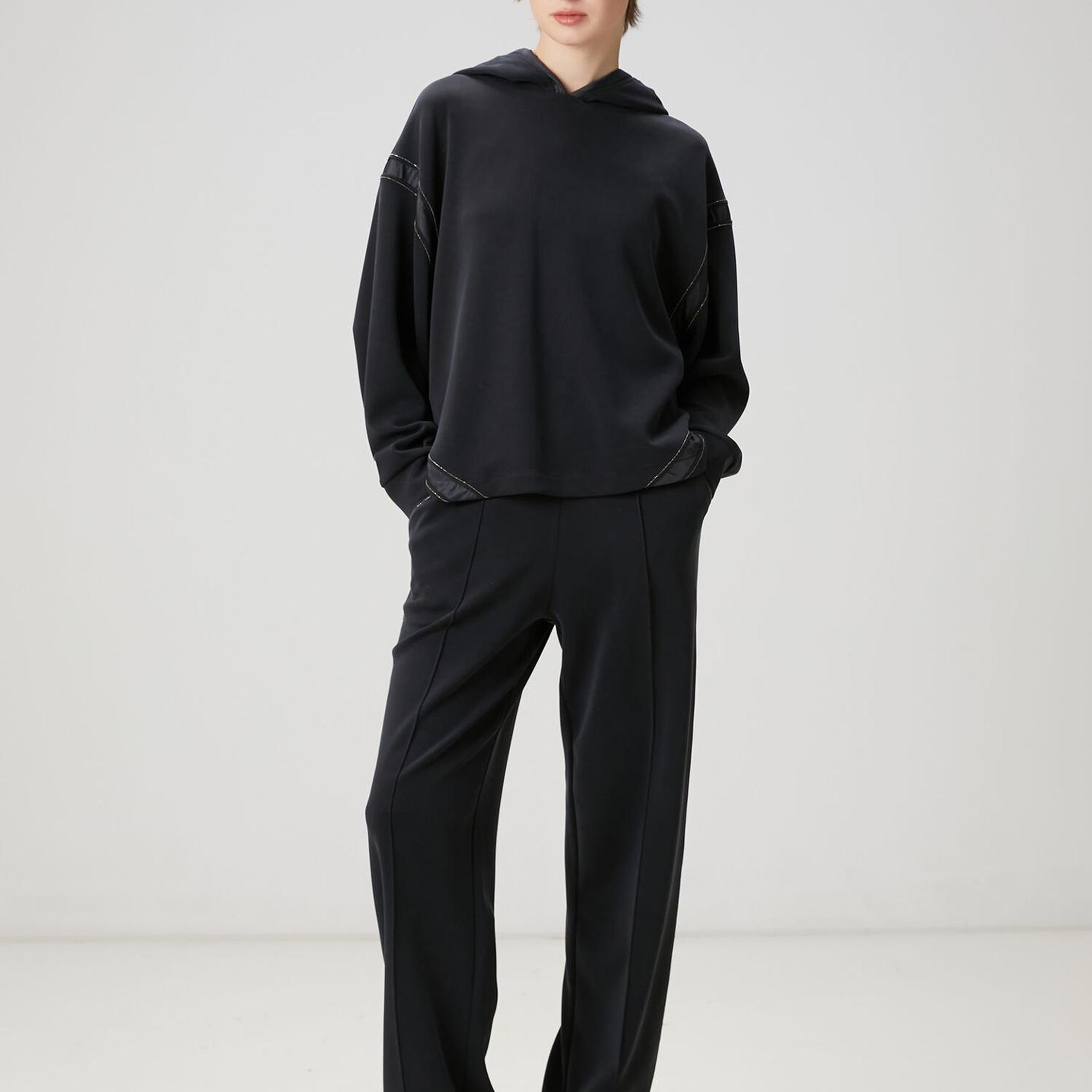 Beymen Club Kadın Koyu Mavi Zincir Detaylı Eşofman Altı