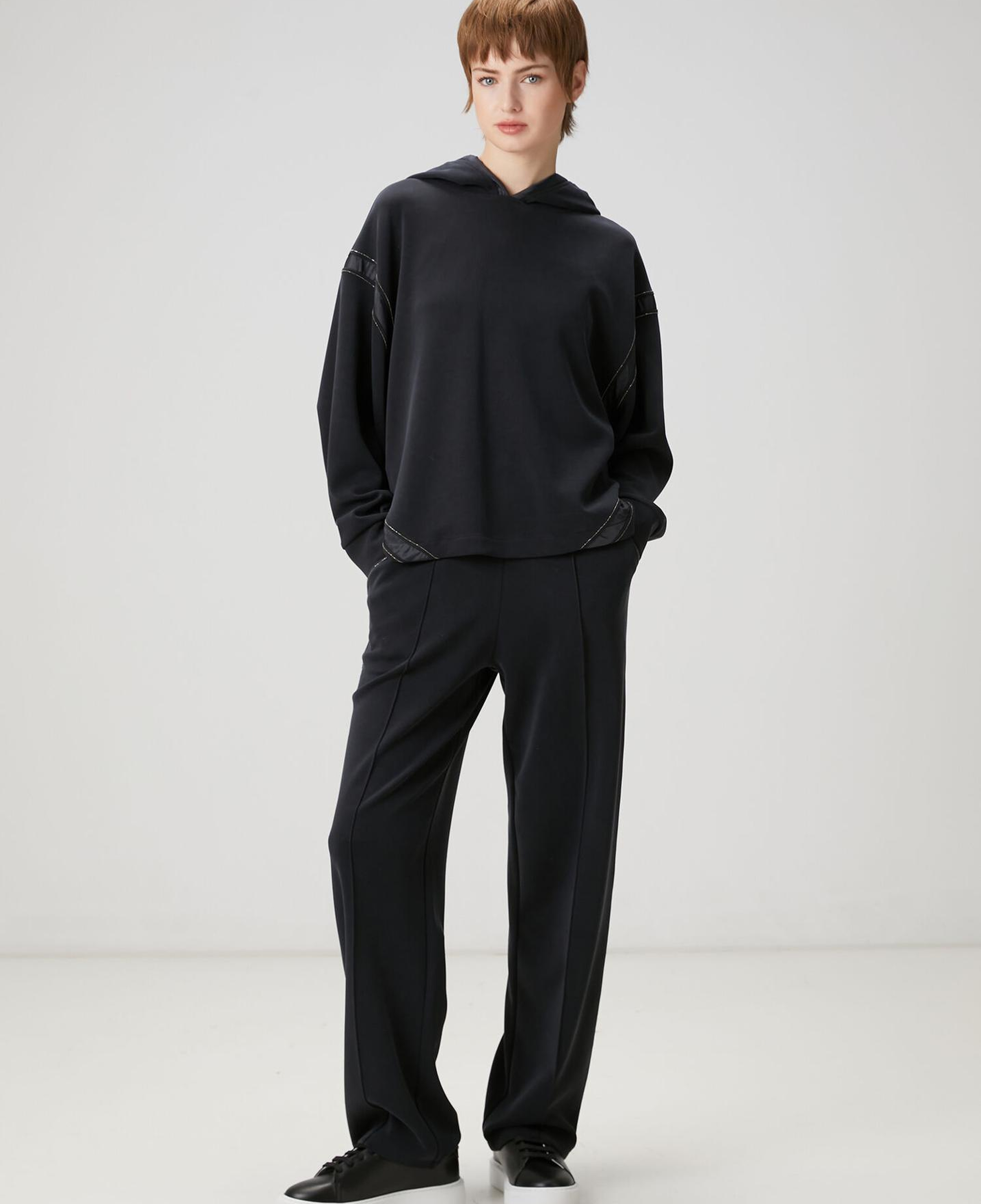 Beymen Club Kadın Koyu Mavi Zincir Detaylı Eşofman Altı