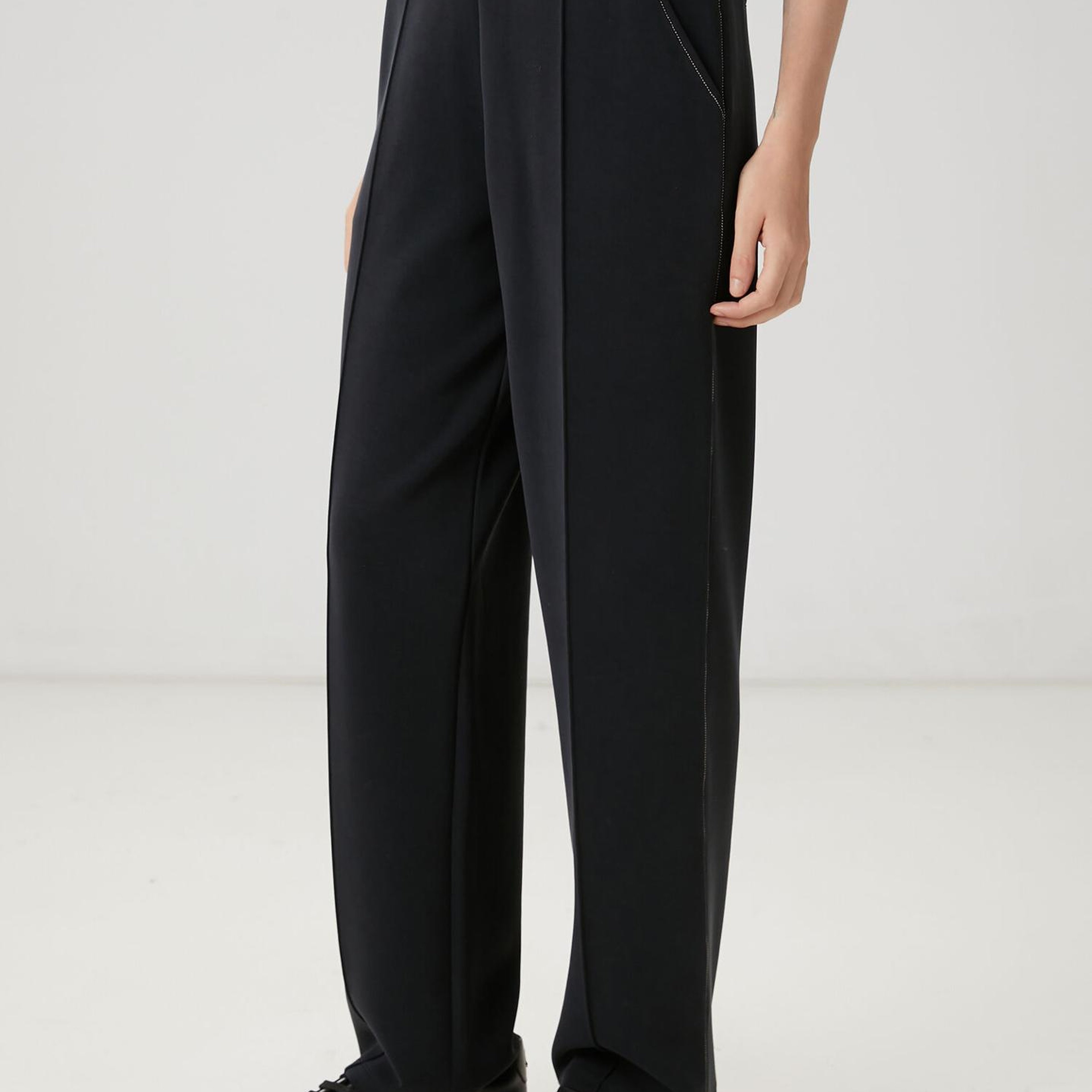 Beymen Club Kadın Koyu Mavi Zincir Detaylı Eşofman Altı