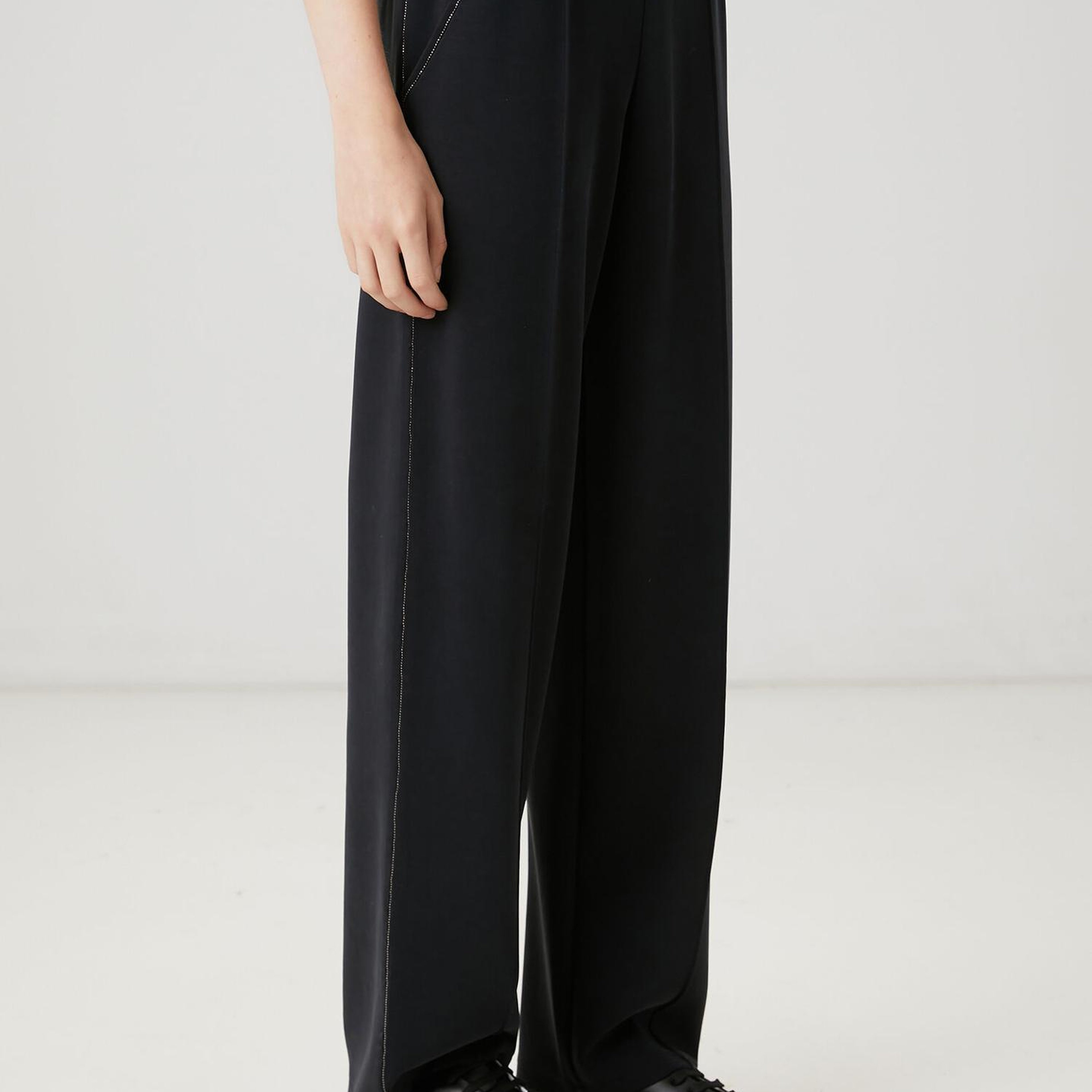 Beymen Club Kadın Koyu Mavi Zincir Detaylı Eşofman Altı