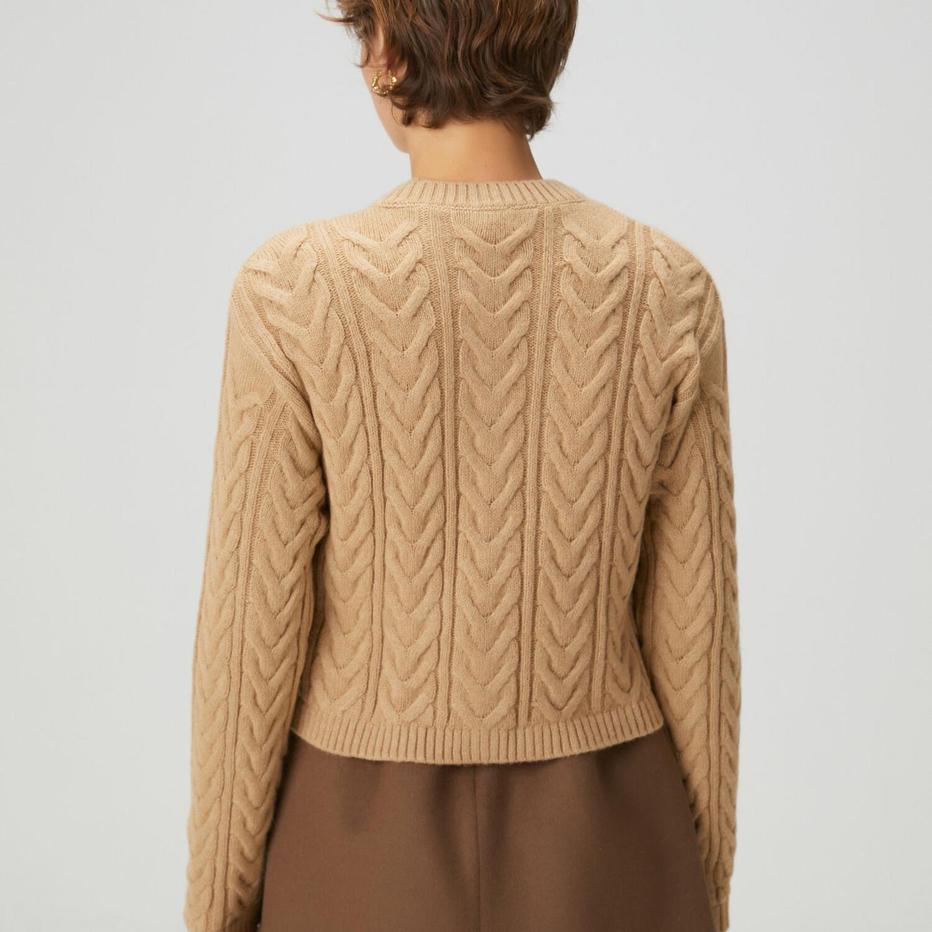 Beymen Club Kadın Camel Balıksırtı Örgü Hırka