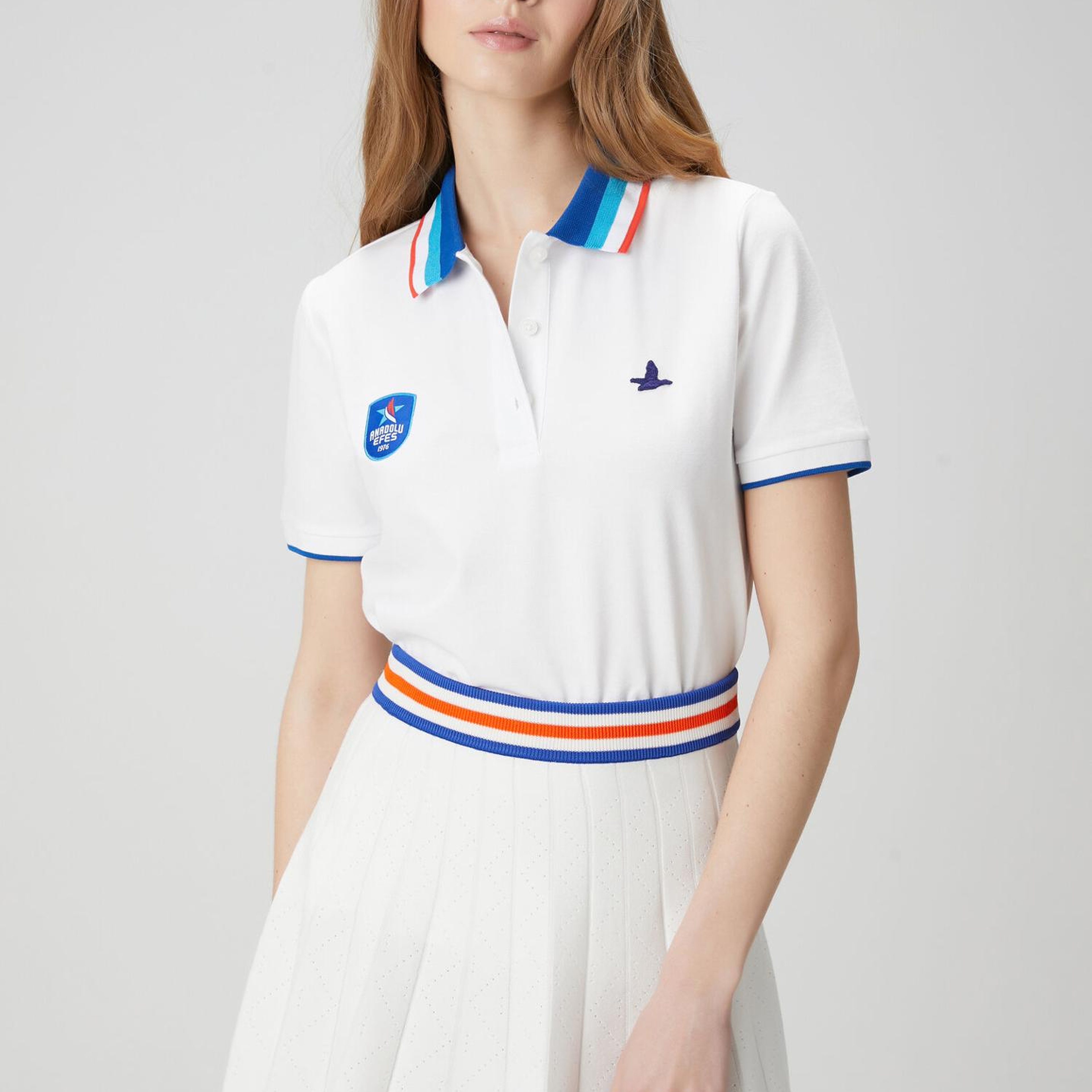 Beymen Club Kadın x Anadolu Efes Beyaz Polo T-shirt