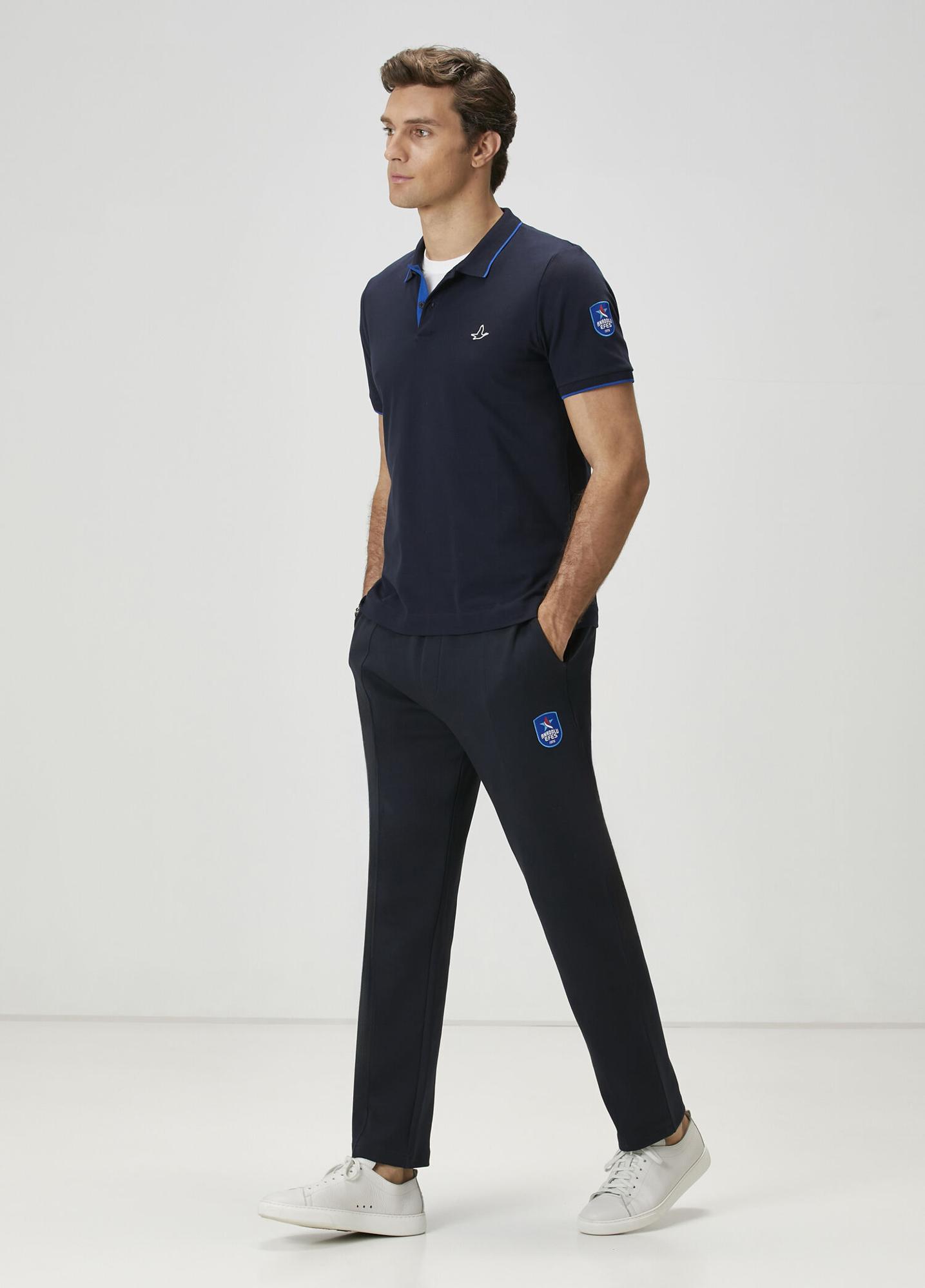 Beymen Club Erkek x Anadolu Efes Lacivert Beli Kordonlu Eşofman Altı