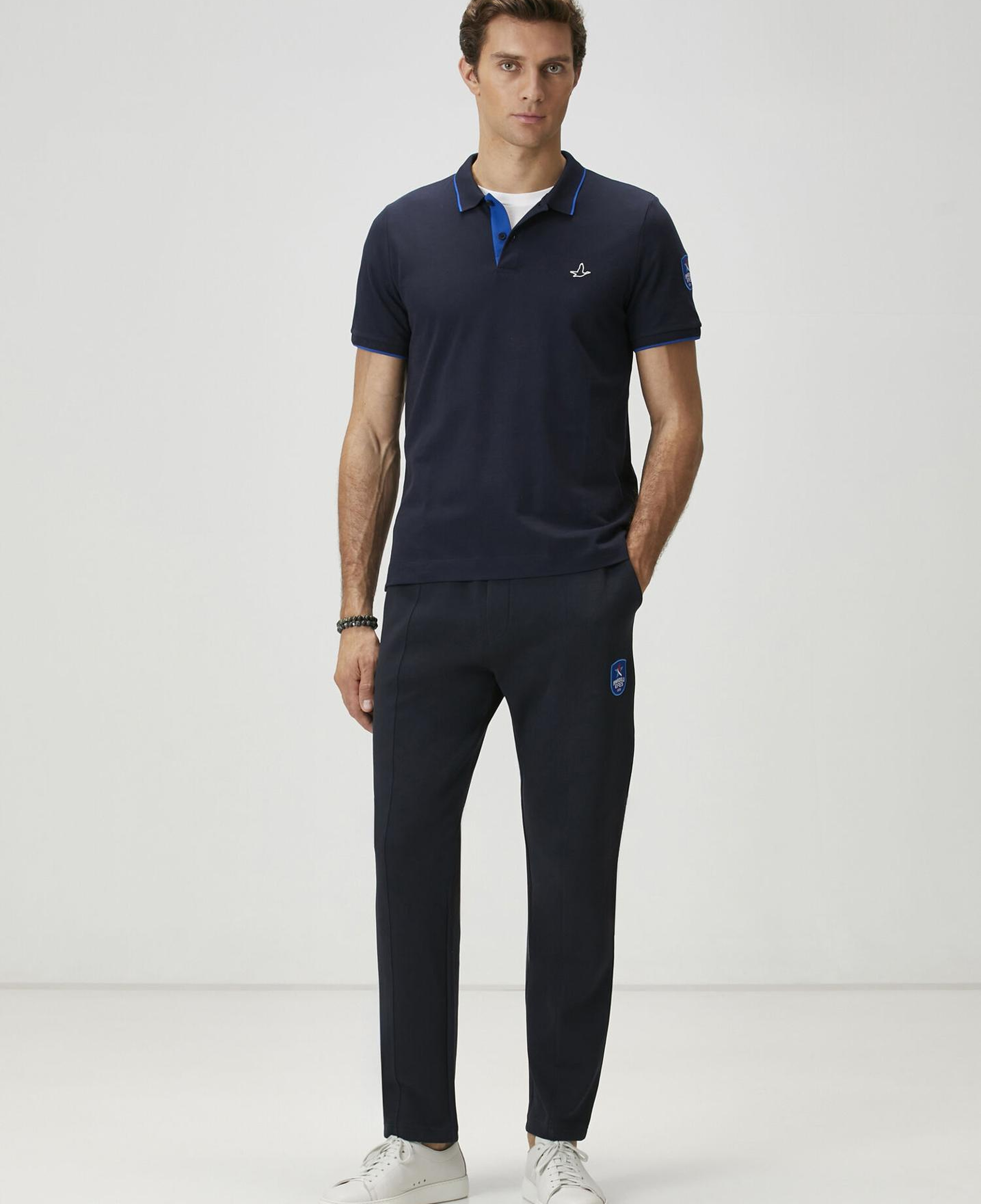 Beymen Club Erkek x Anadolu Efes Lacivert Beli Kordonlu Eşofman Altı