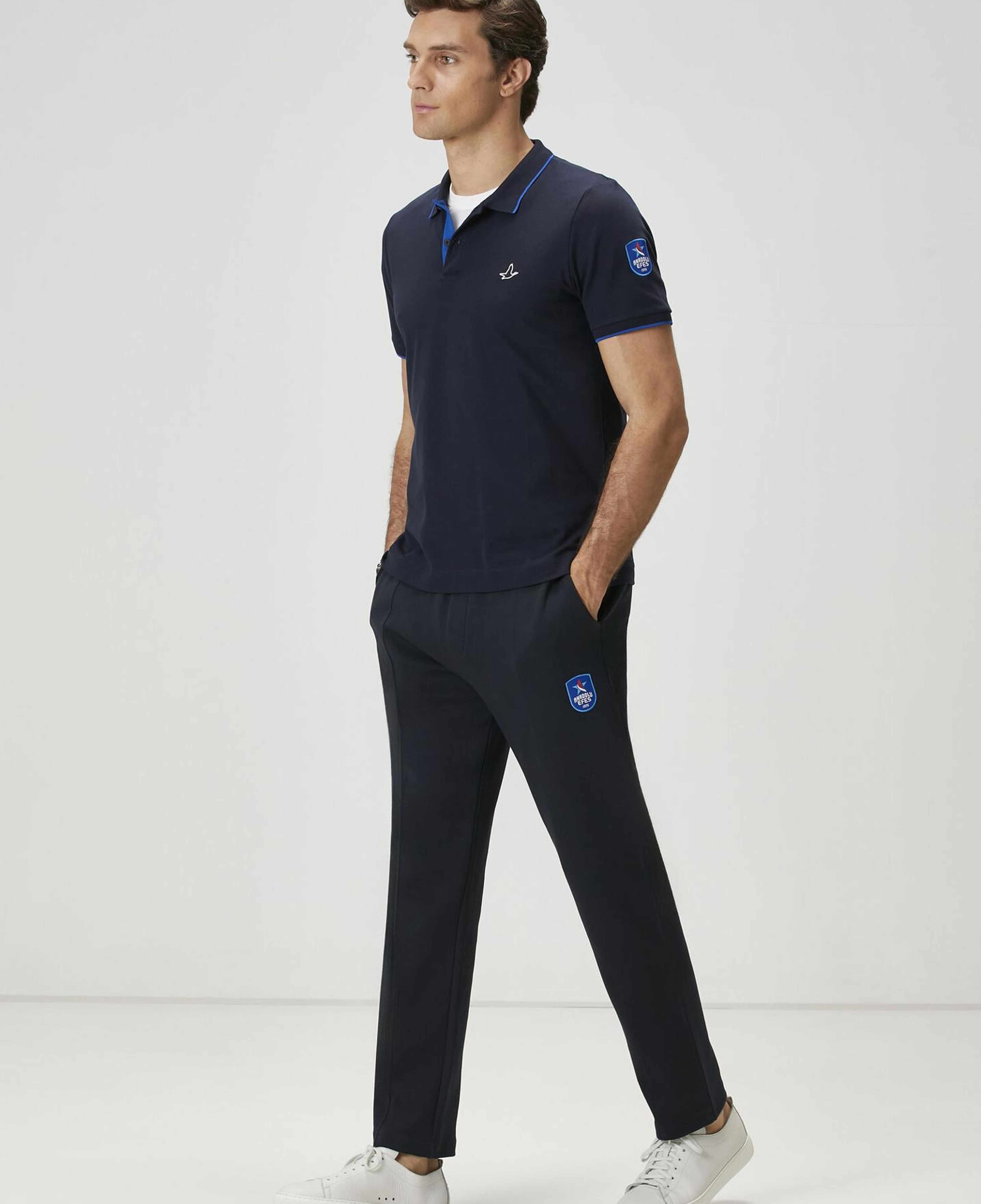 Beymen Club Erkek x Anadolu Efes Lacivert Beli Kordonlu Eşofman Altı