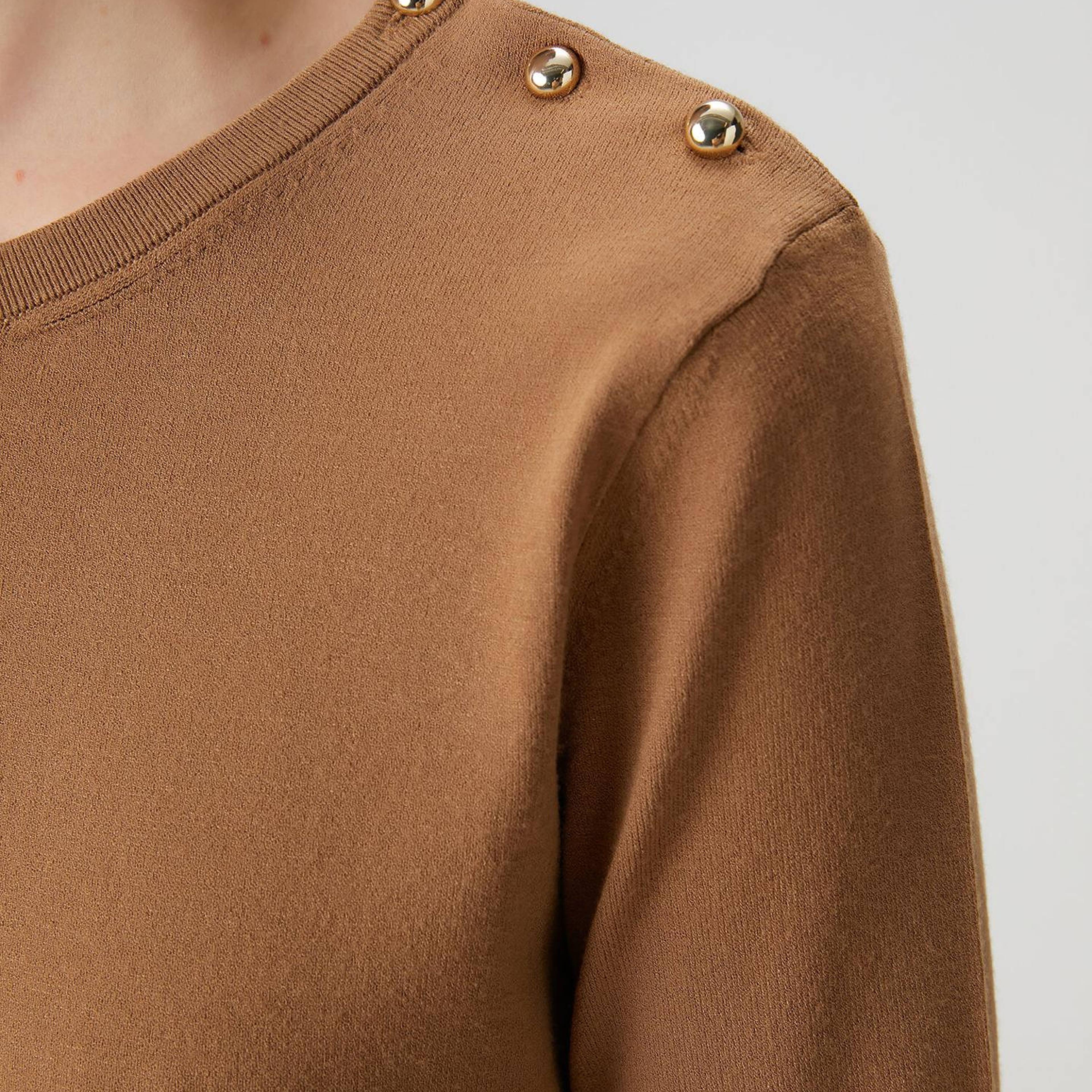 Beymen Club Kadın Koyu Bej Basic Kazak