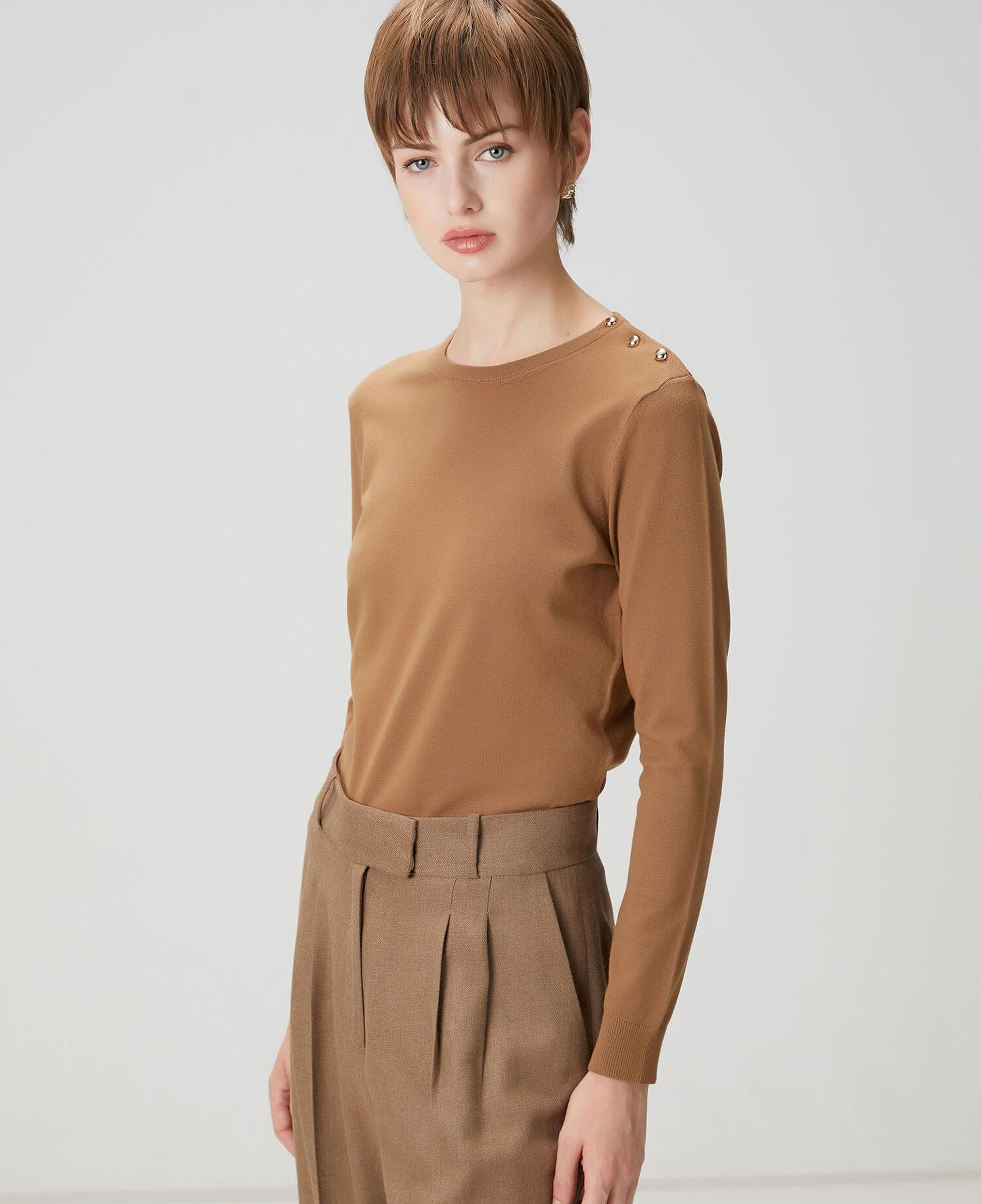 Beymen Club Kadın Koyu Bej Basic Kazak