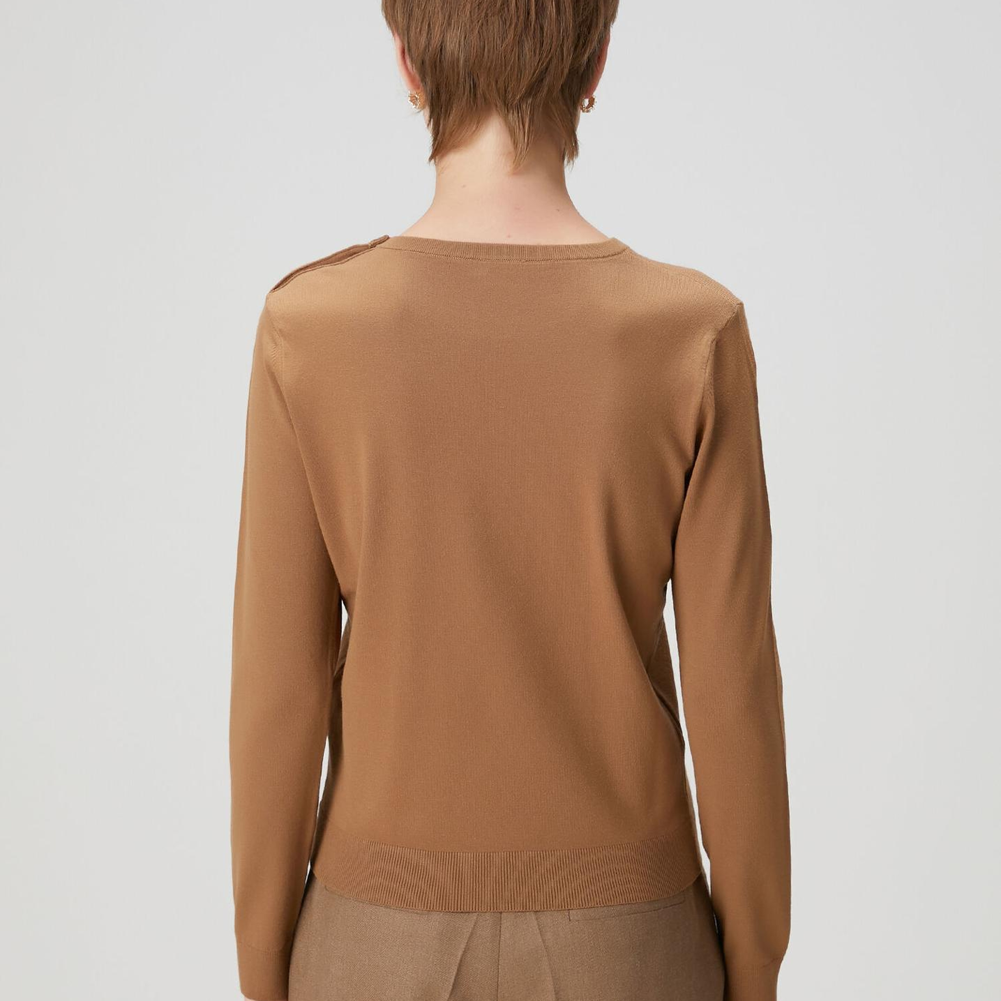 Beymen Club Kadın Koyu Bej Basic Kazak