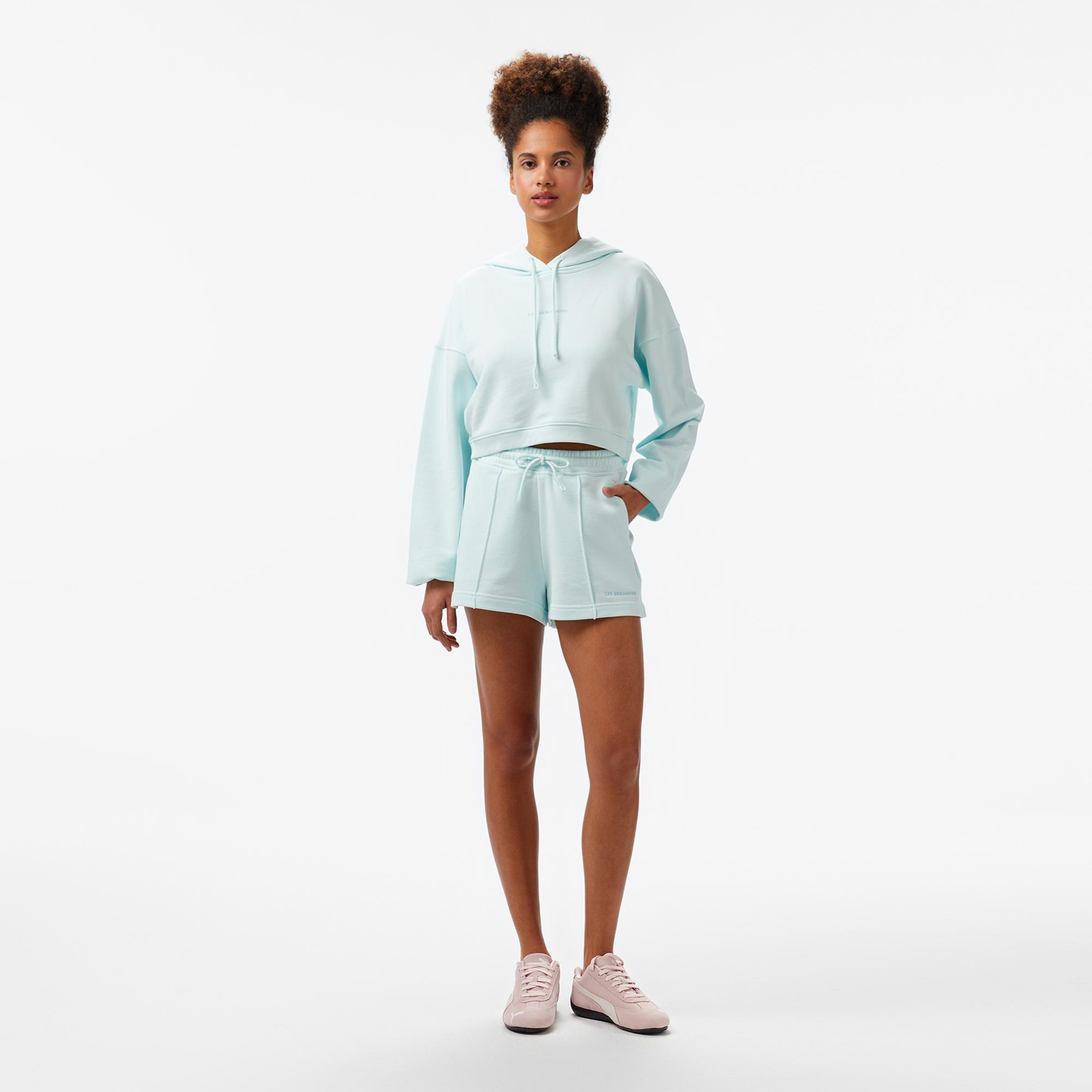 Les Benjamins Kadın Mavi Şort