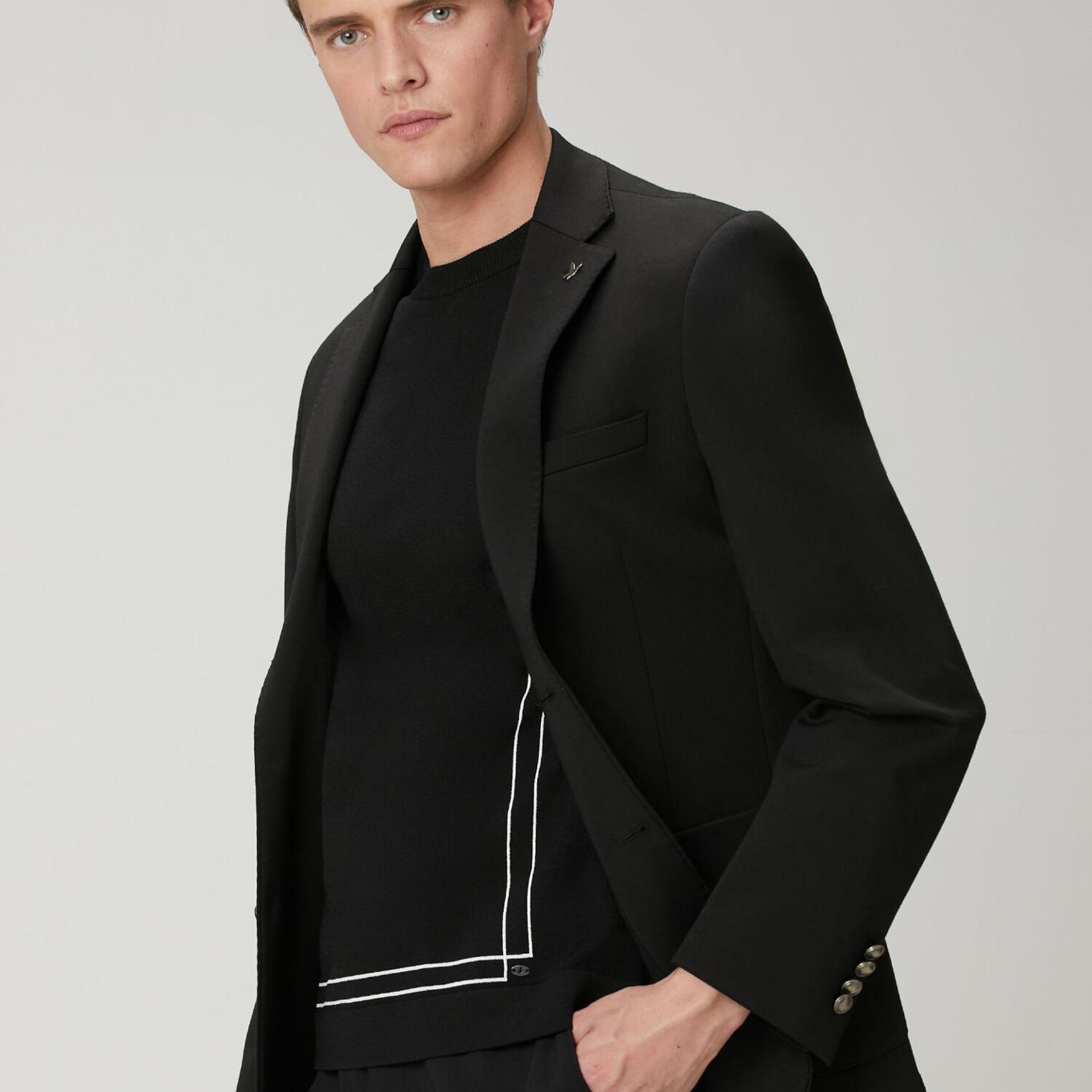 Beymen Club Erkek Siyah Örme Blazer