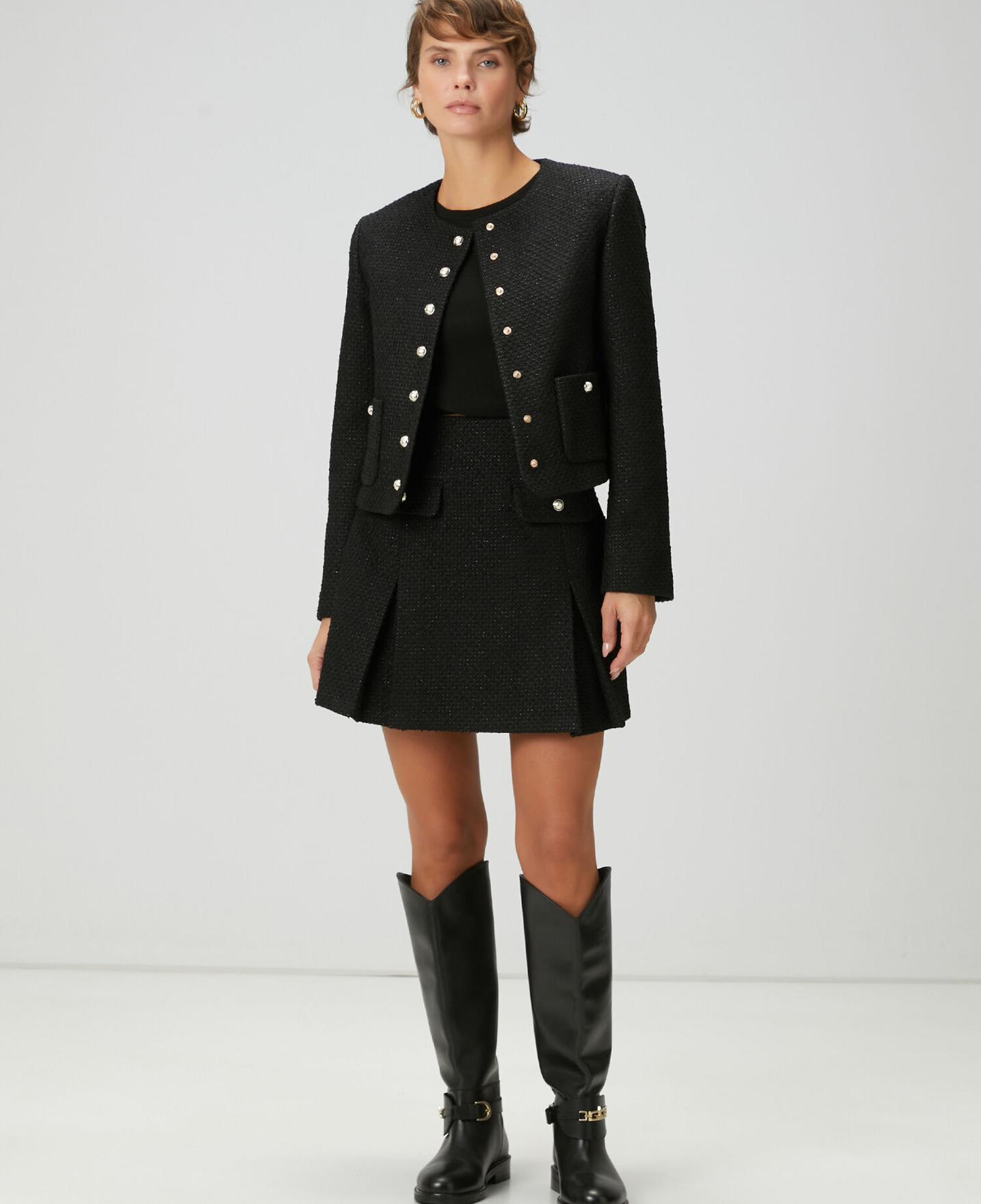 Beymen Club Kadın Siyah Tweed Ceket