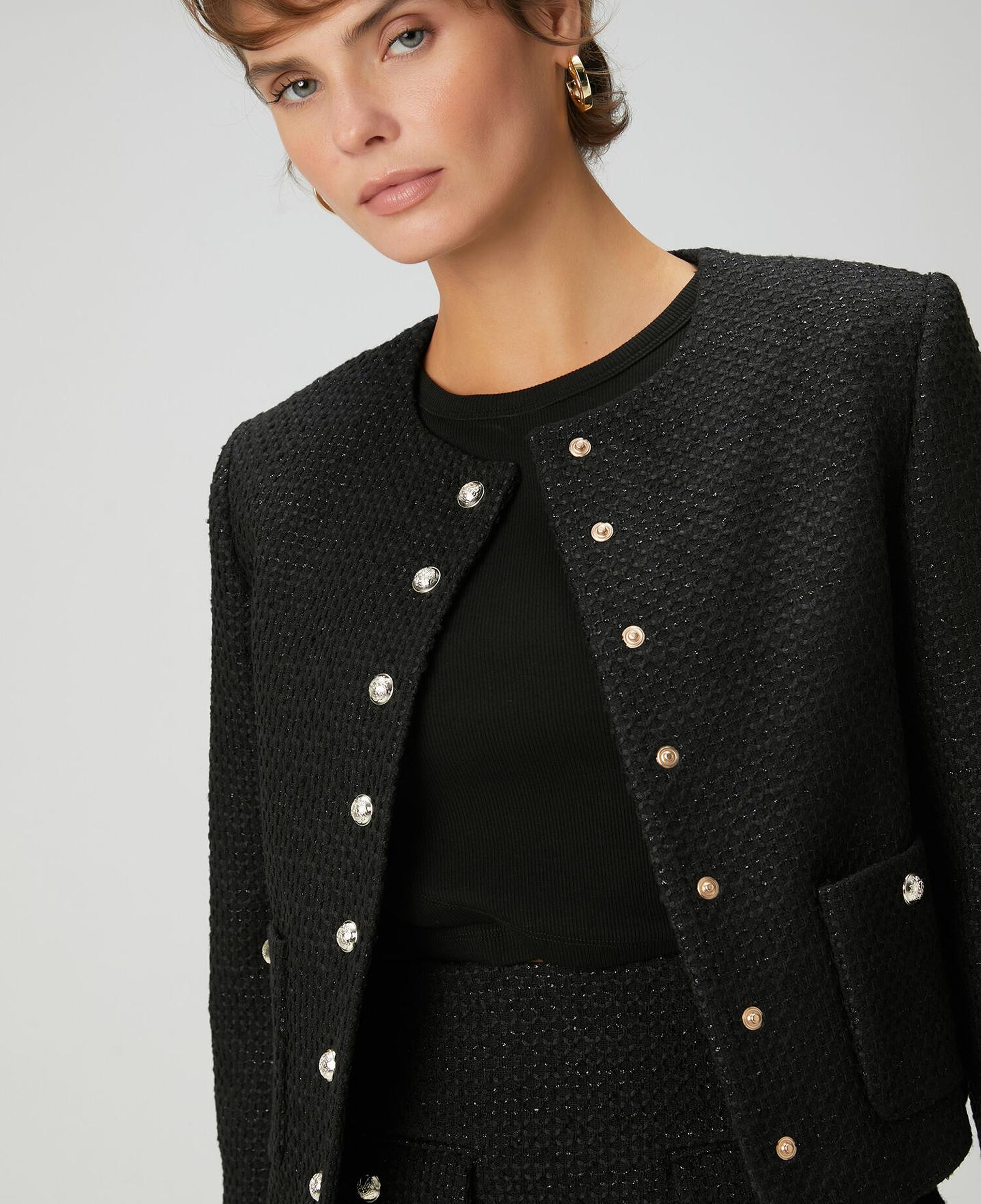 Beymen Club Kadın Siyah Tweed Ceket