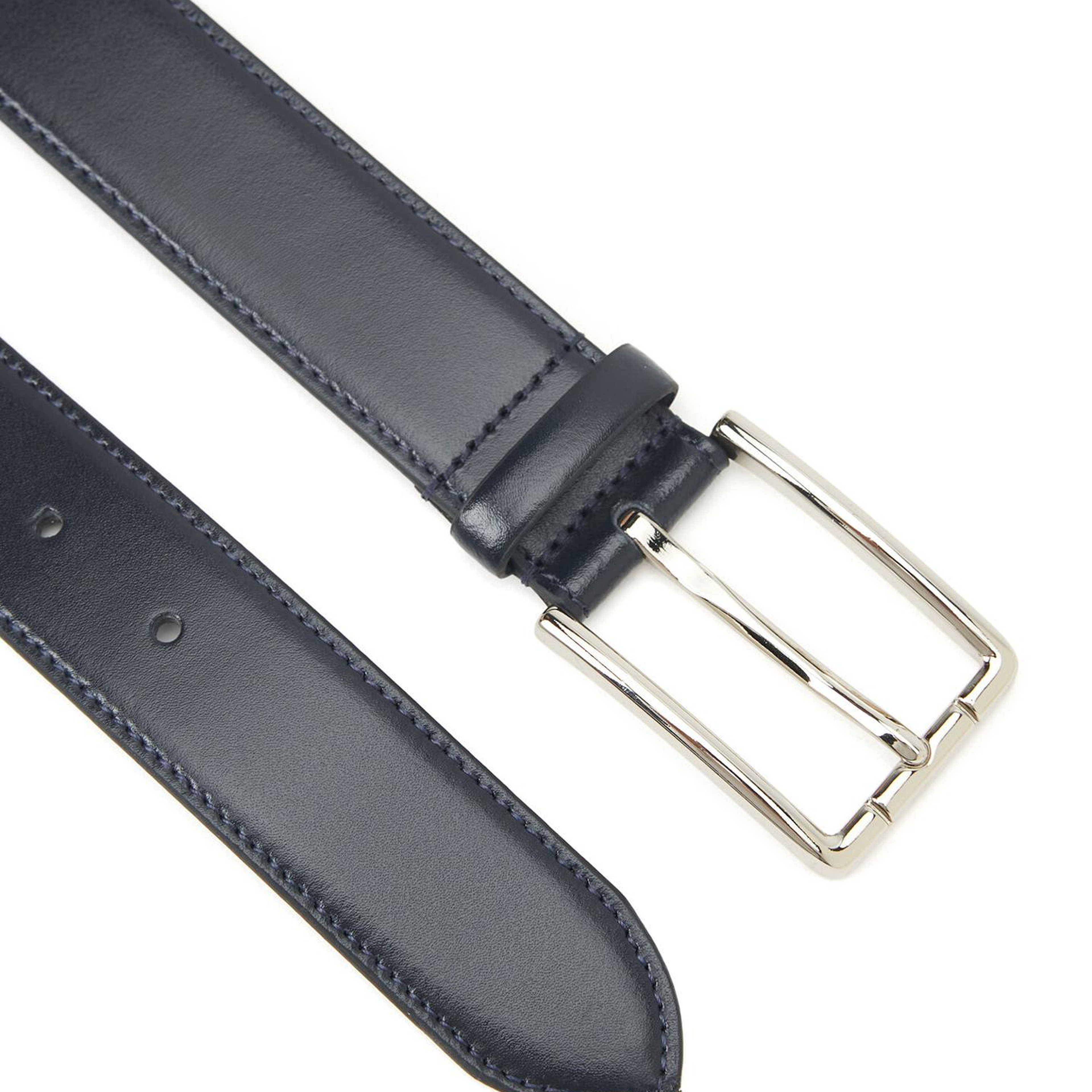 Beymen Club Erkek Lacivert Deri Kemer