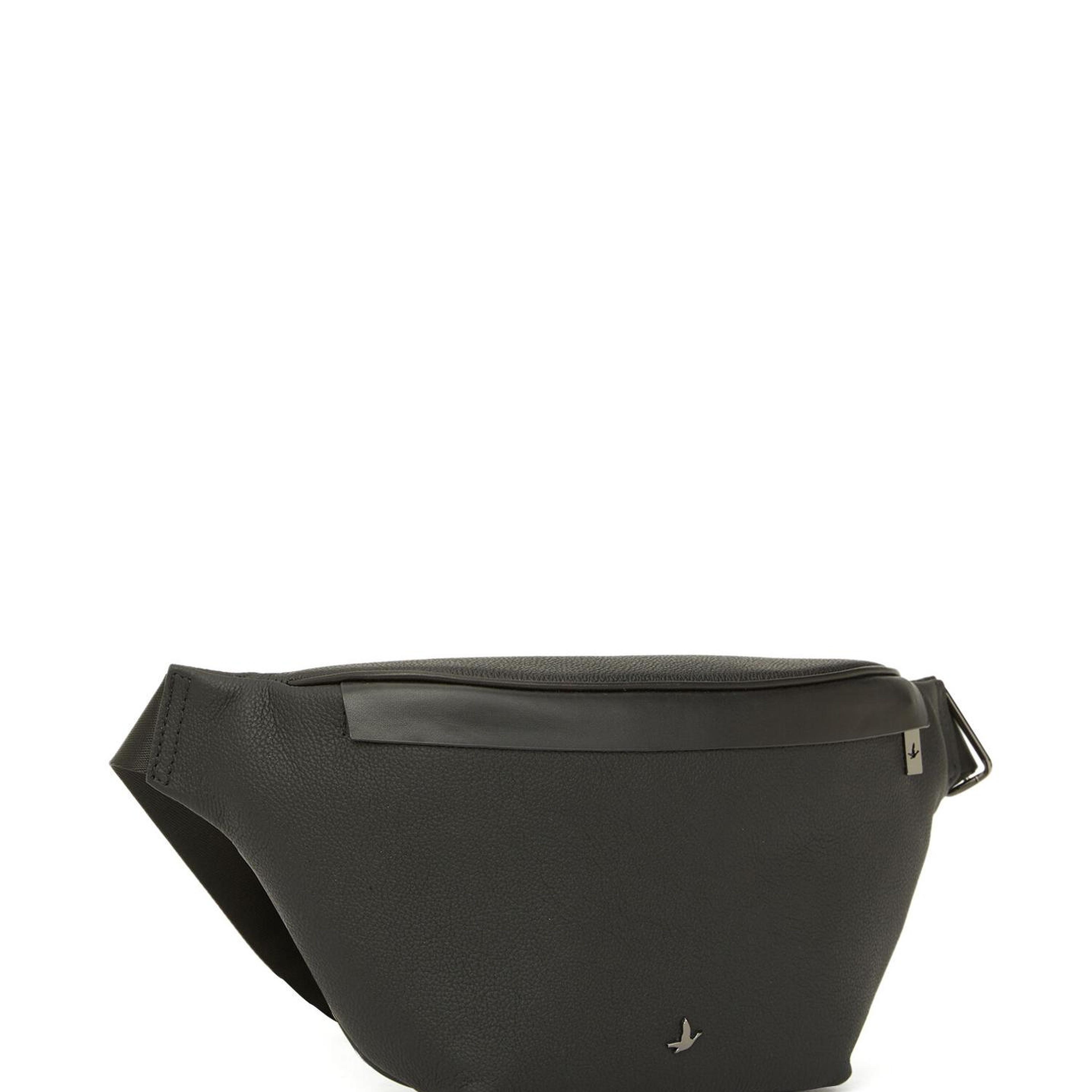 Beymen Club Erkek Siyah Deri Bel Çantası