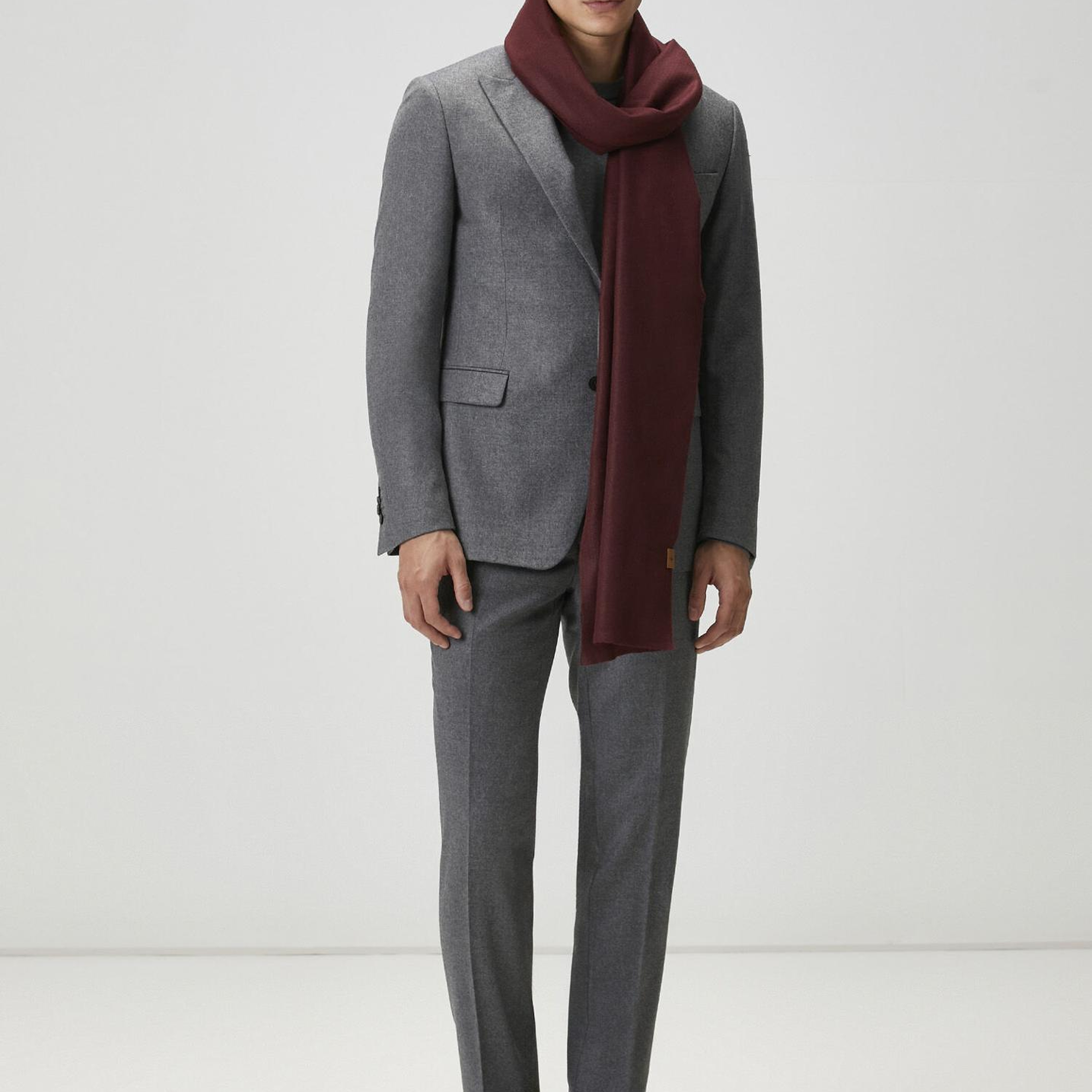 Beymen Club Erkek Bordo Kırçıllı Atkı