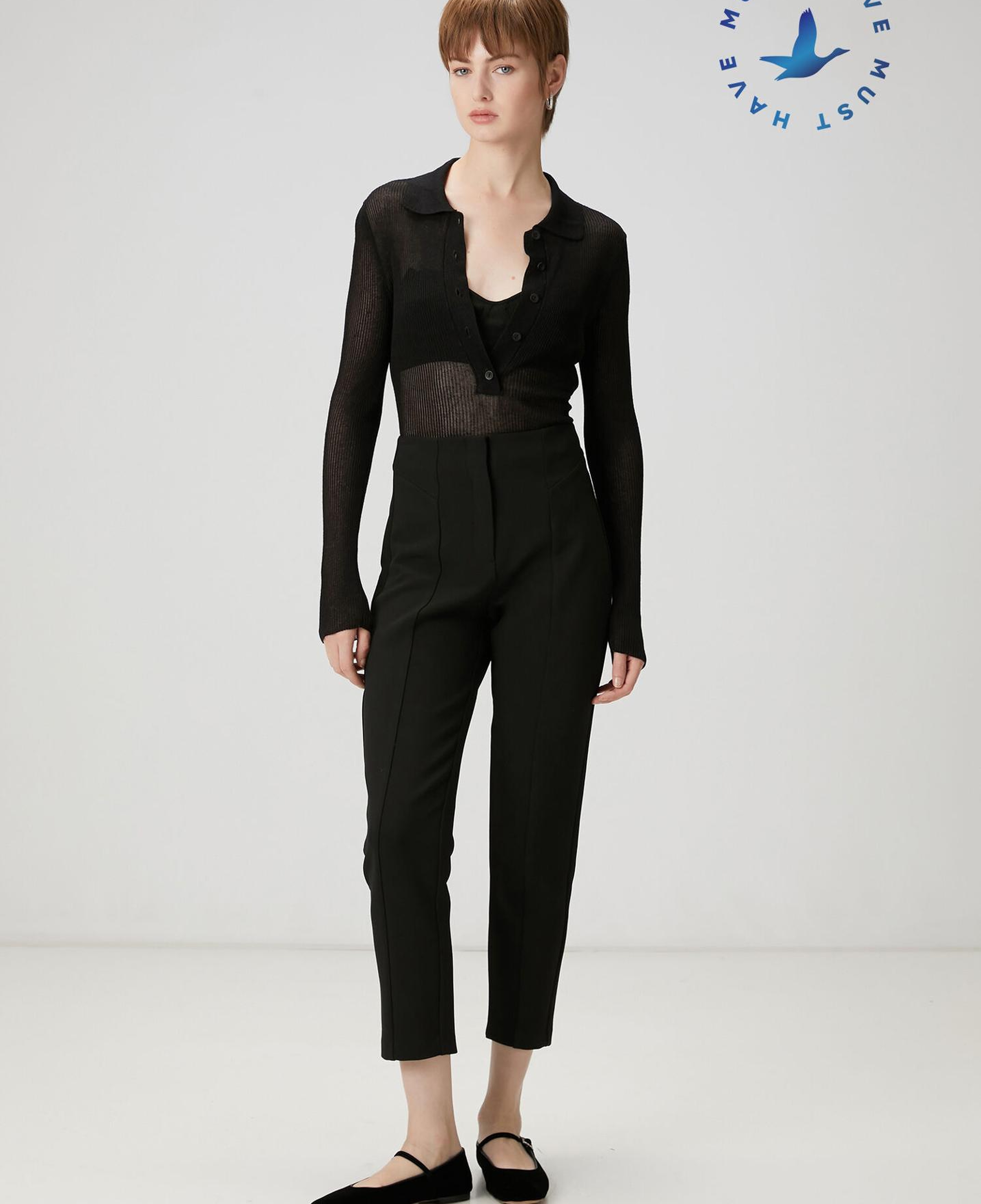 Beymen Club Kadın Siyah Slim Fit Pantolon