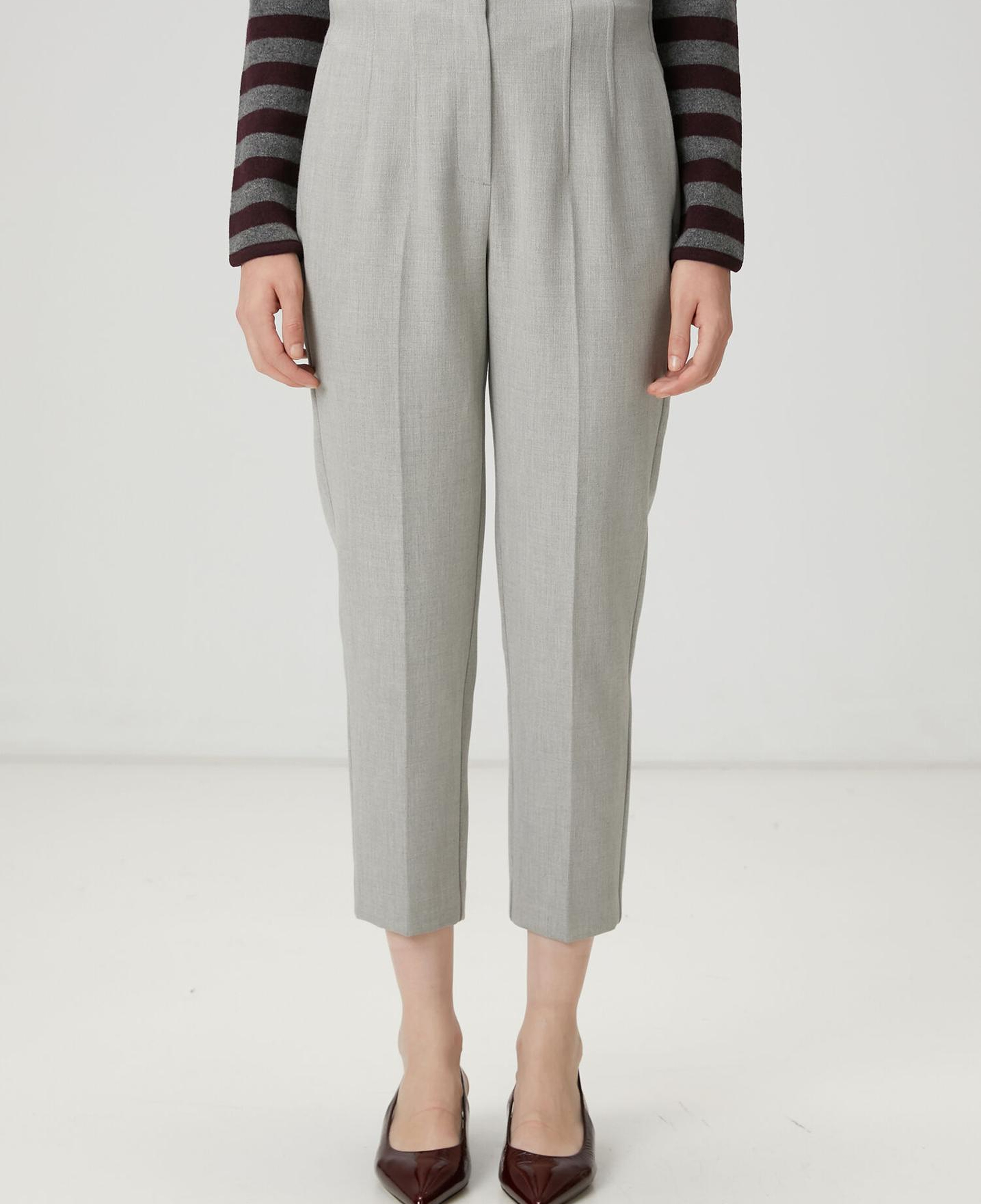 Beymen Club Kadın Gri Slim Cigarette Pantolon