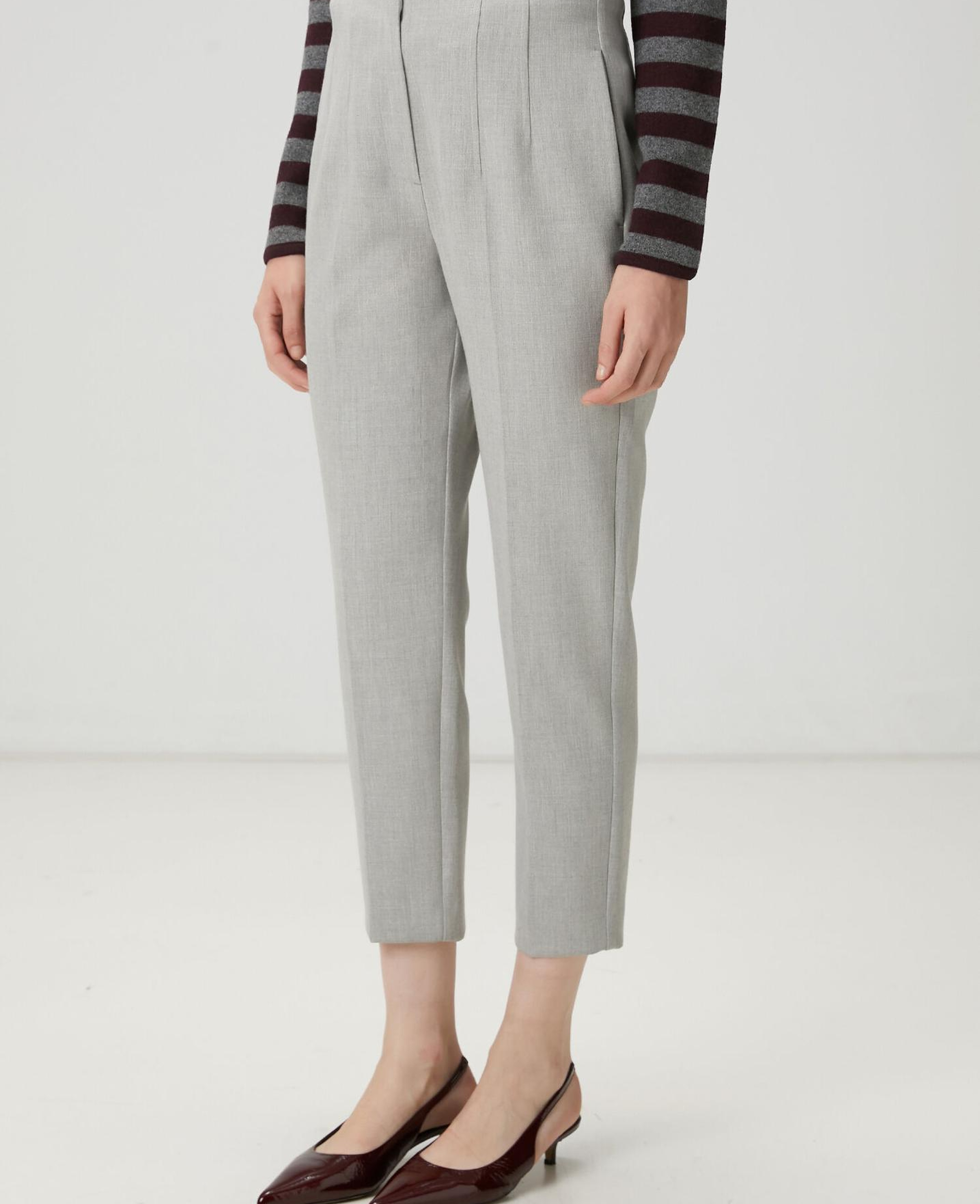 Beymen Club Kadın Gri Slim Cigarette Pantolon