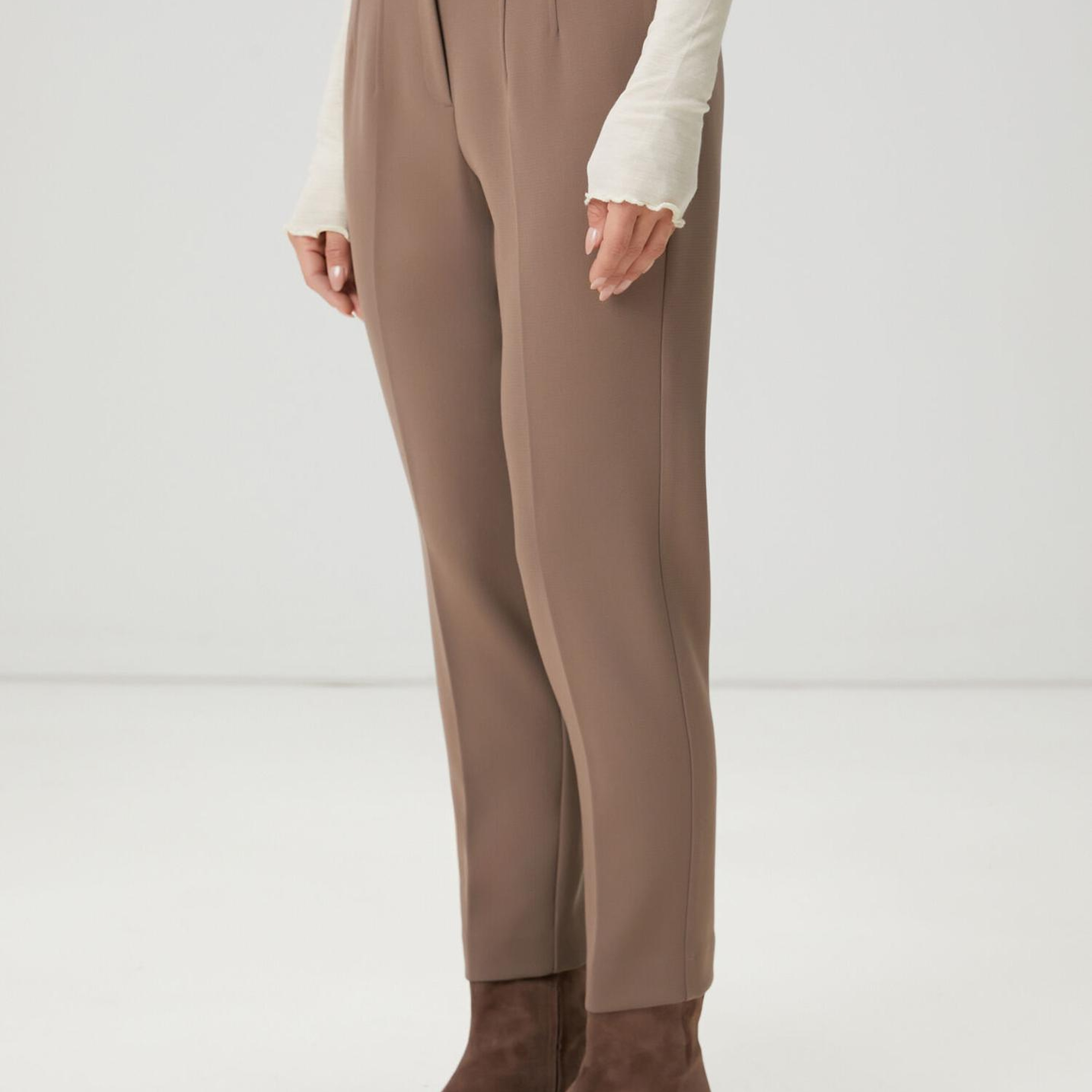 Beymen Club Kadın Vizon Slim Cigarette Pantolon