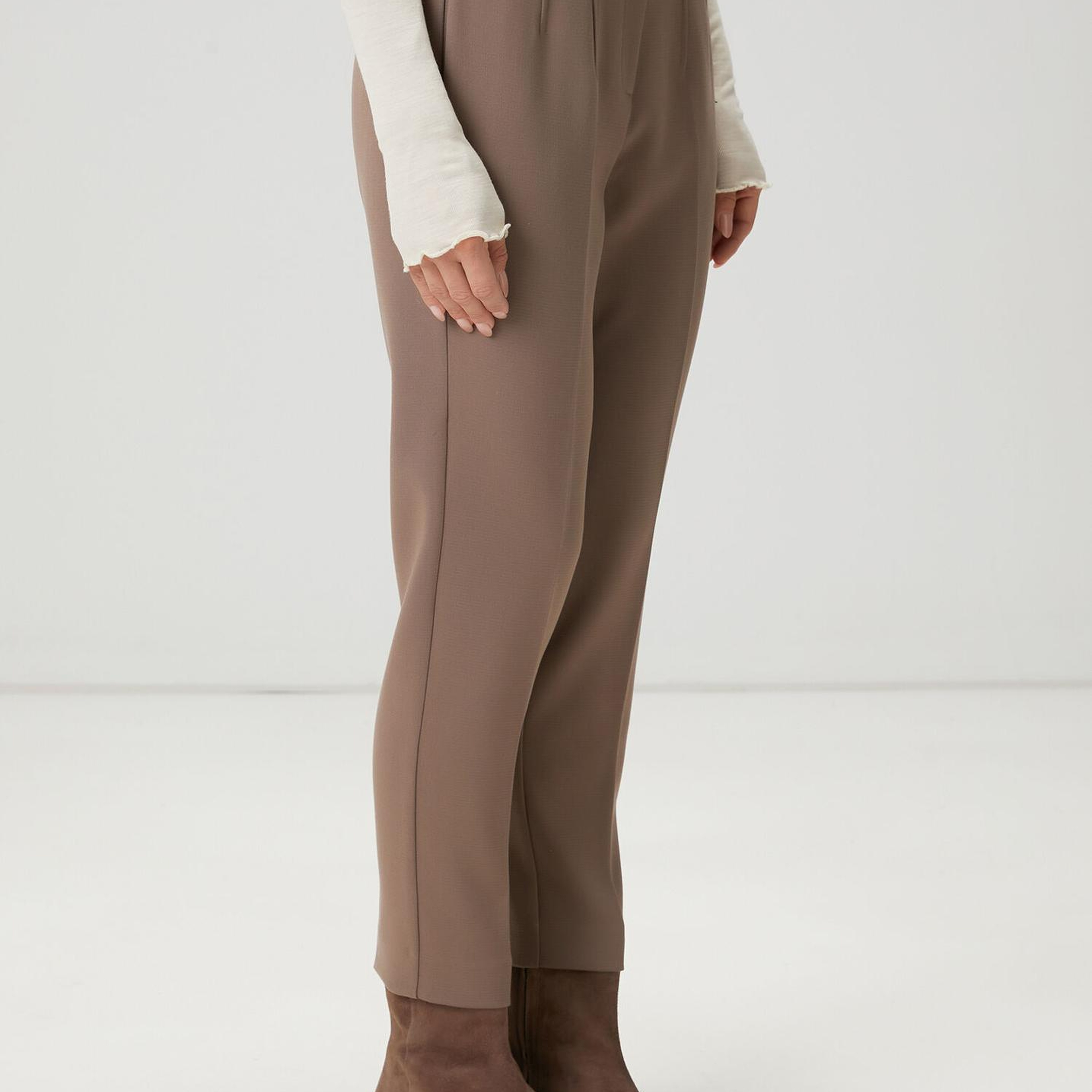 Beymen Club Kadın Vizon Slim Cigarette Pantolon