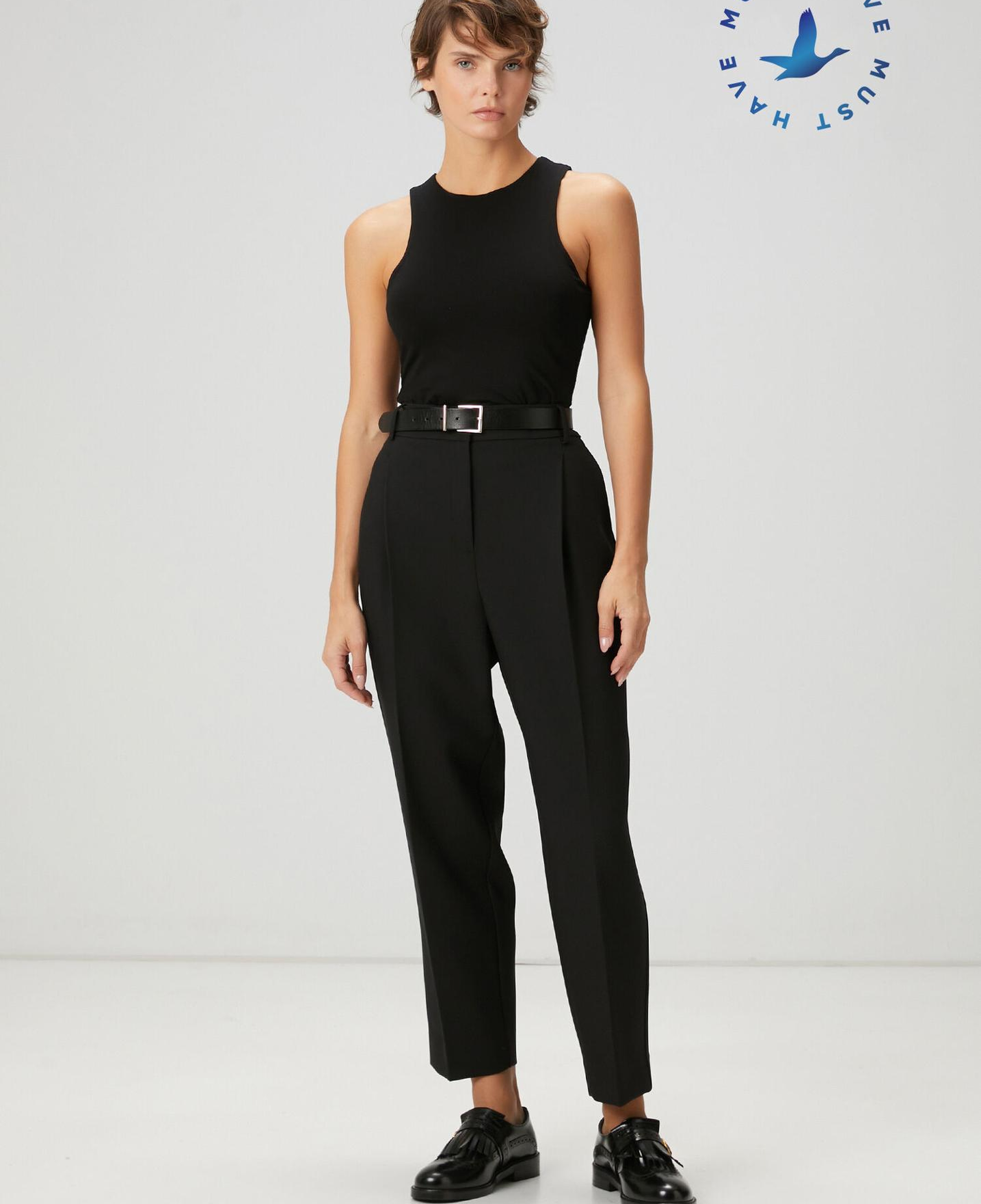 Beymen Club Kadın Siyah Pilili Pantolon