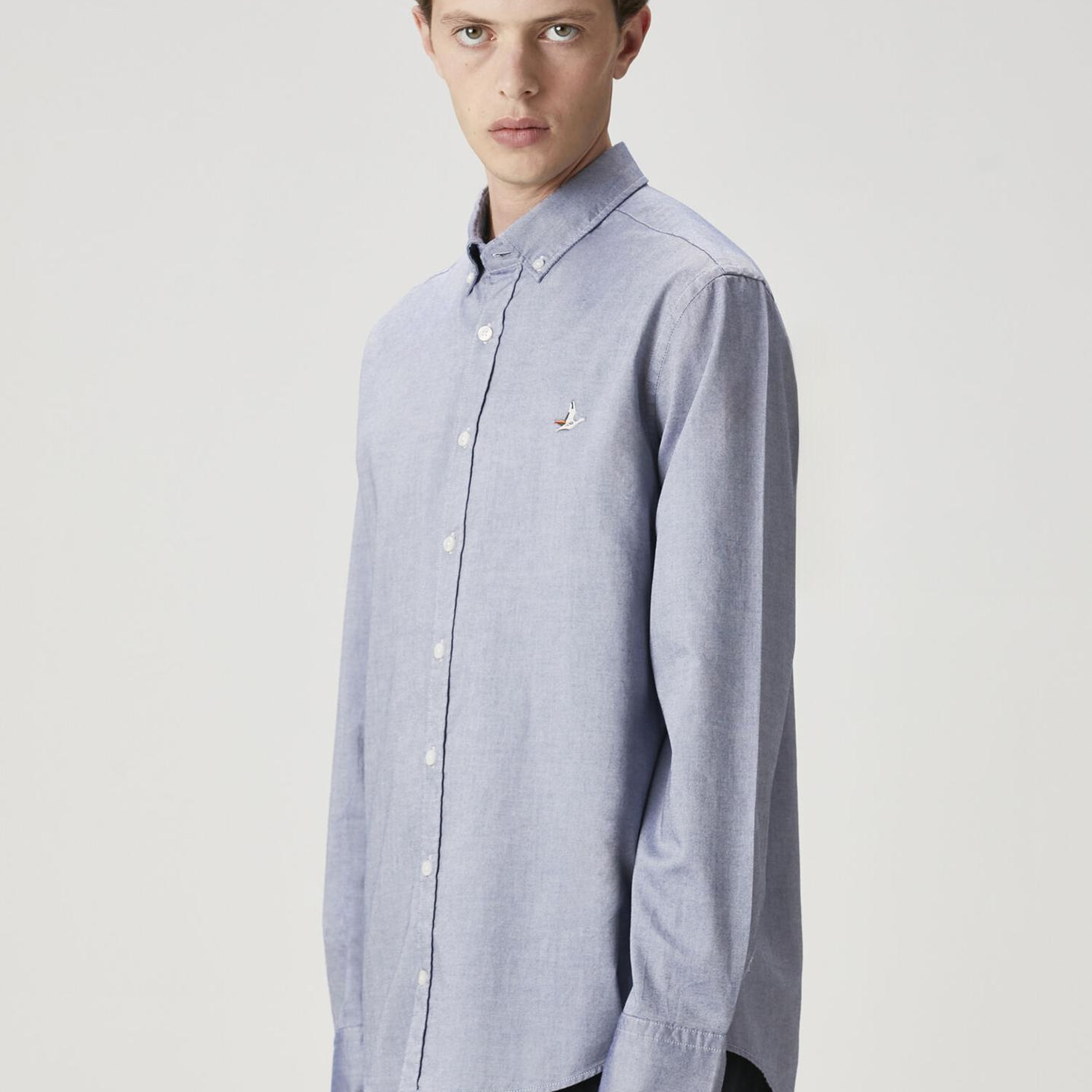 Beymen Club Erkek Comfort Fit Mavi Oxford Gömlek