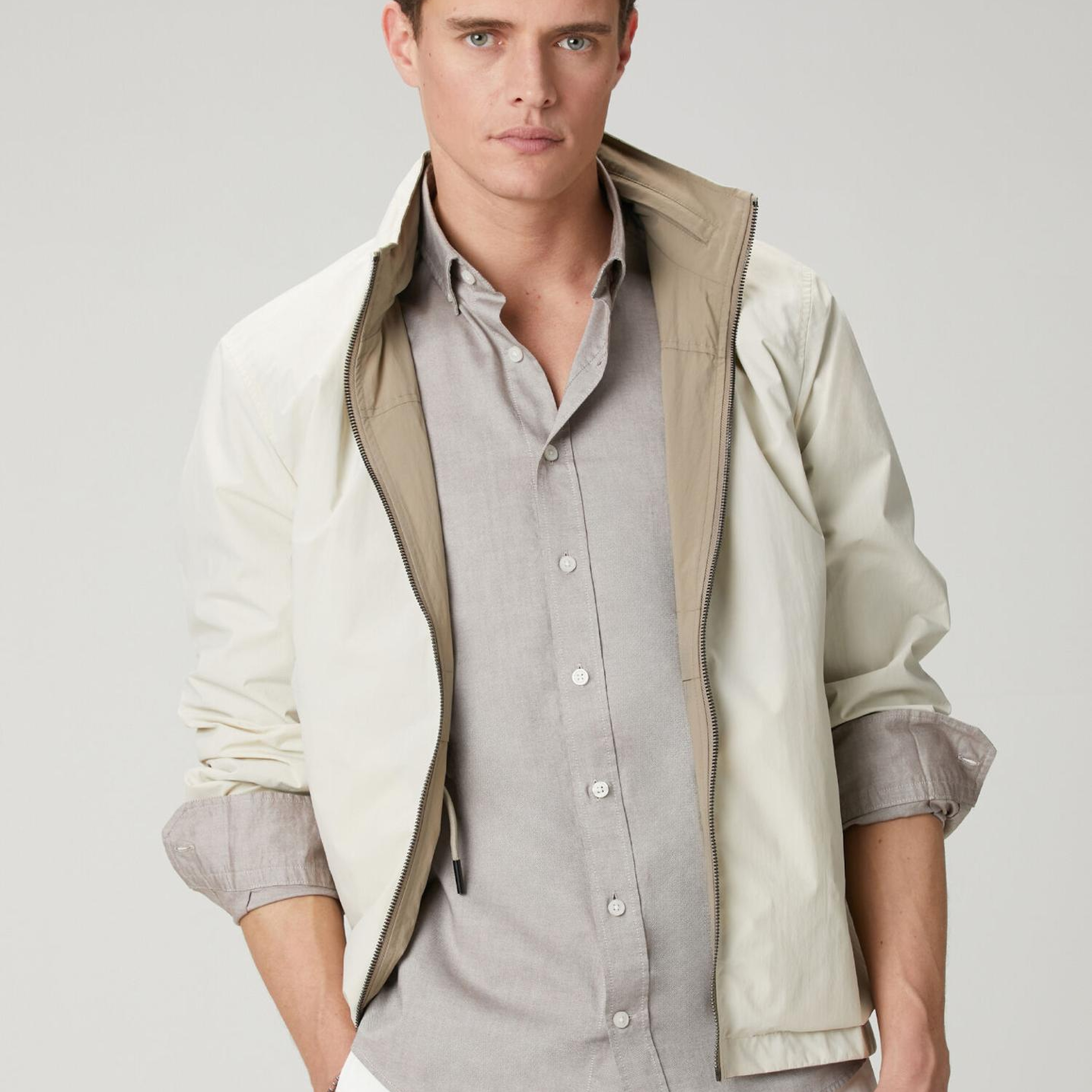 Beymen Club Erkek Comfort Fit Vizon Oxford Gömlek