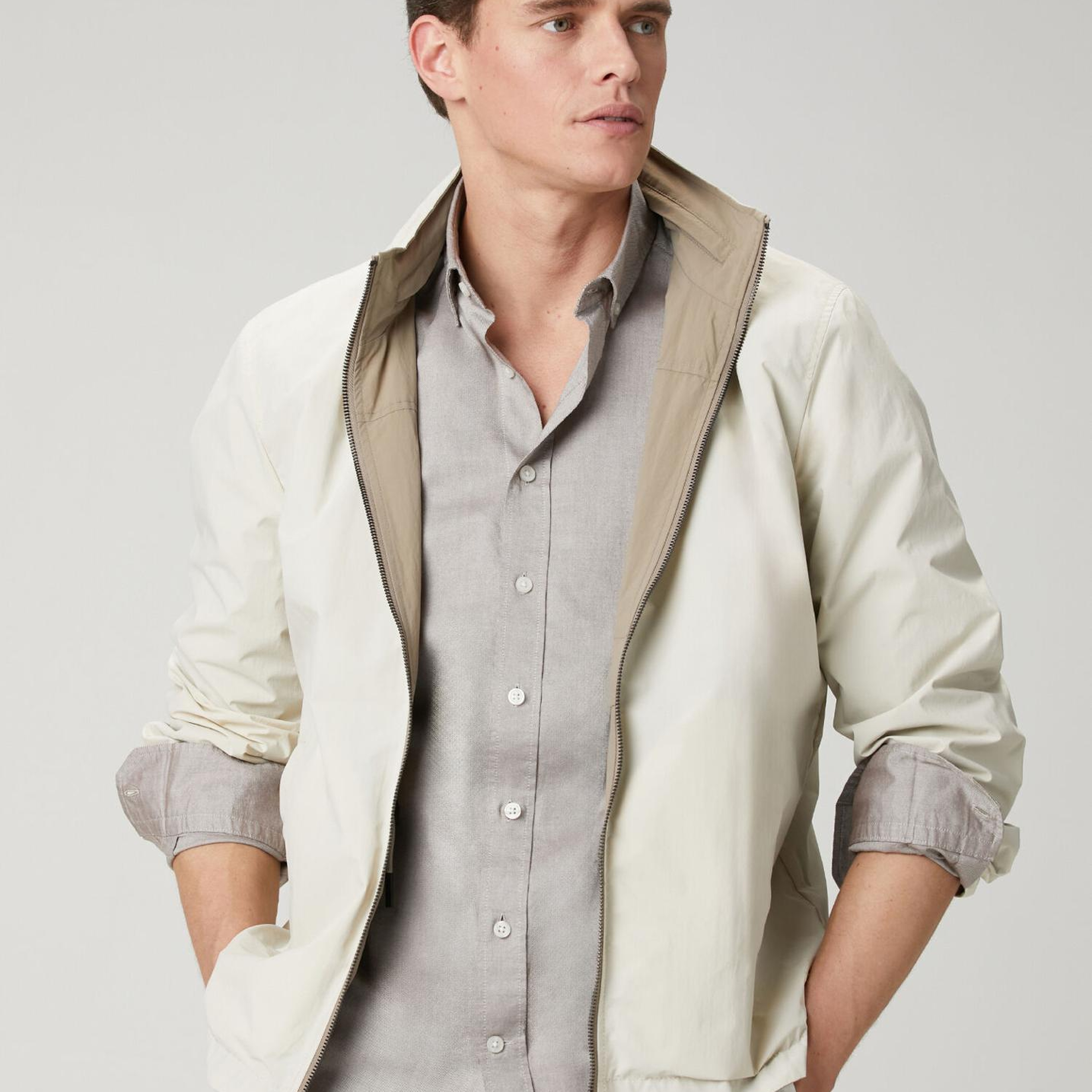 Beymen Club Erkek Comfort Fit Vizon Oxford Gömlek