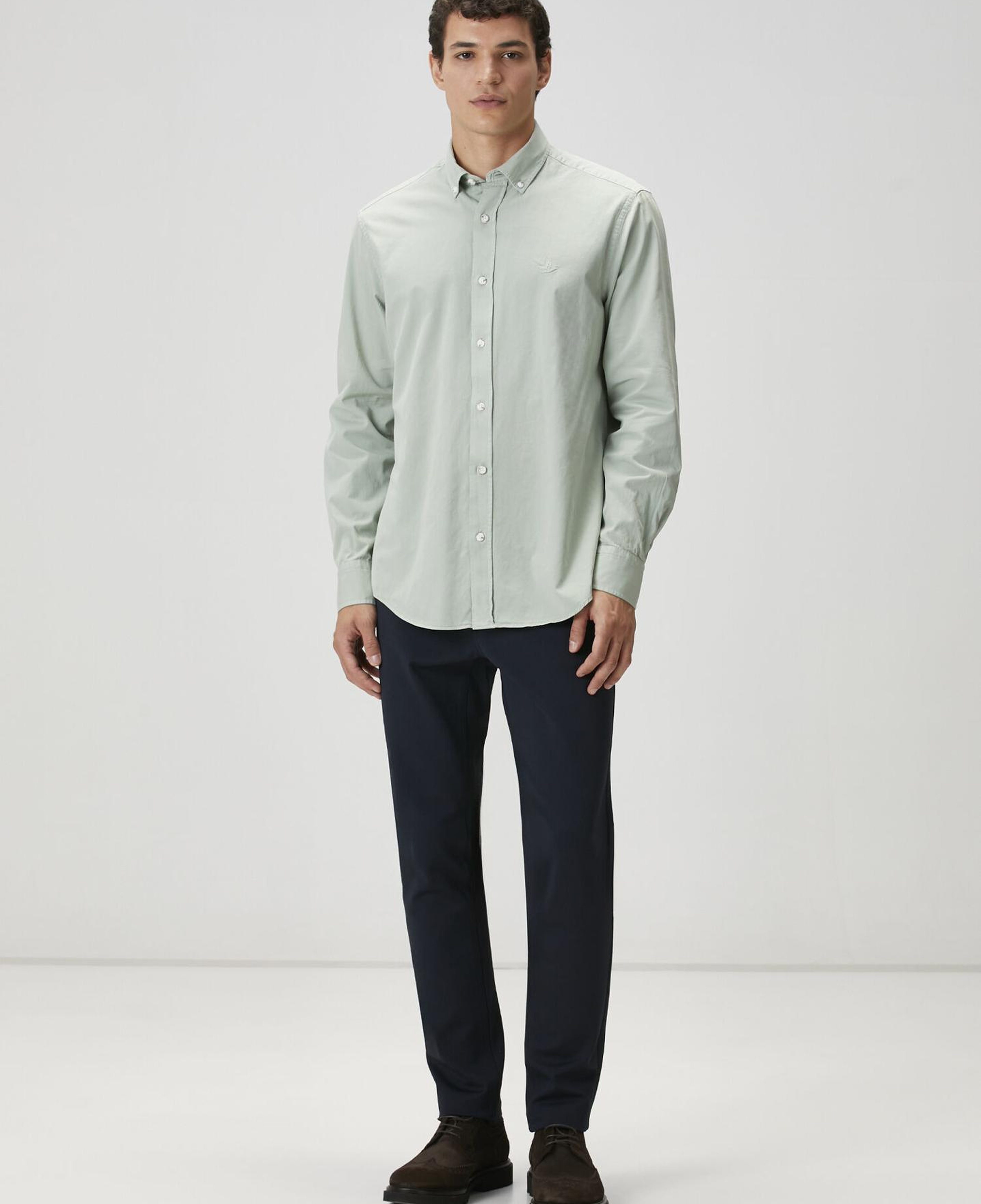 Beymen Club Erkek Comfort Fit Çağla Gabardin Doku Gömlek