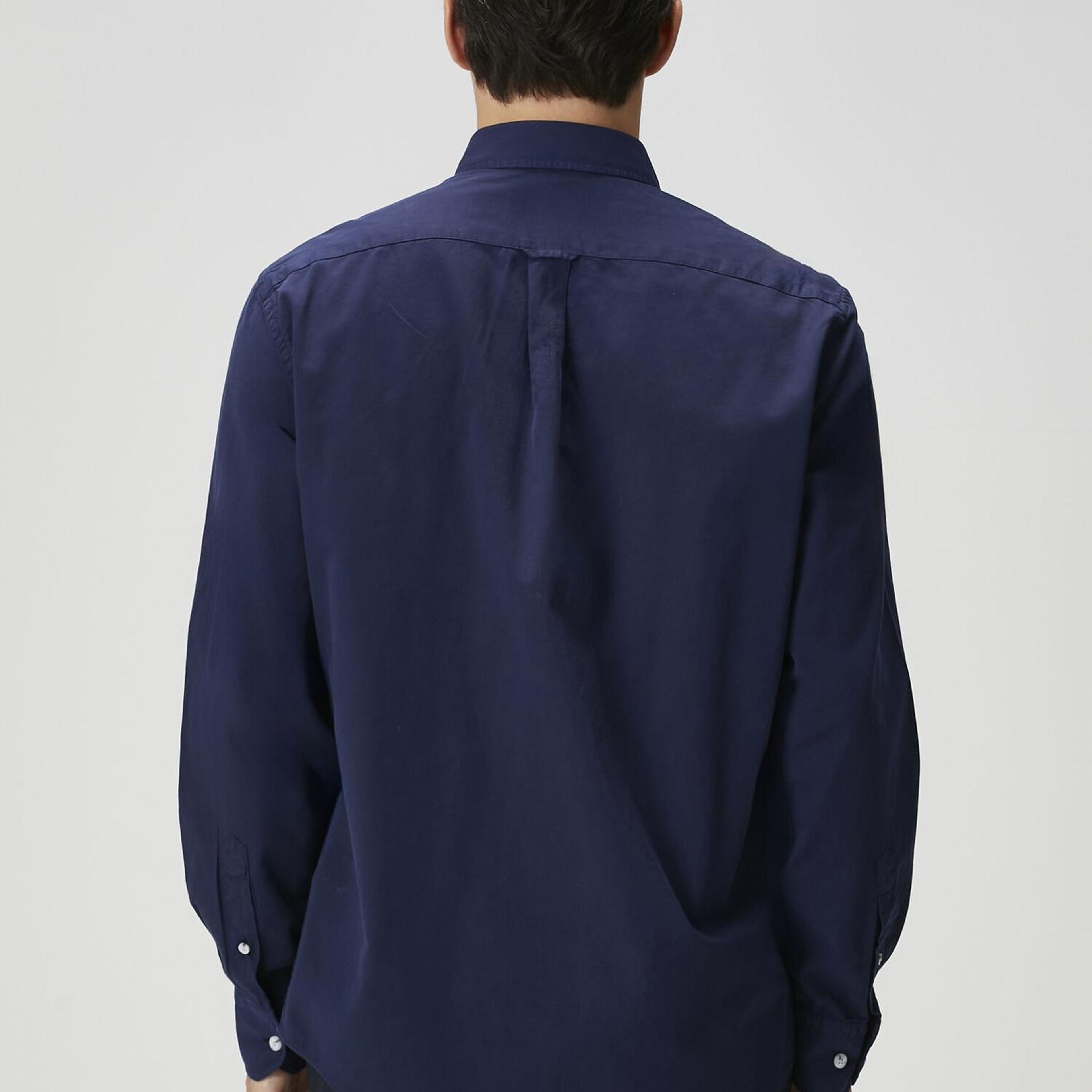 Beymen Club Erkek Comfort Fit Lacivert Gabardin Doku Gömlek