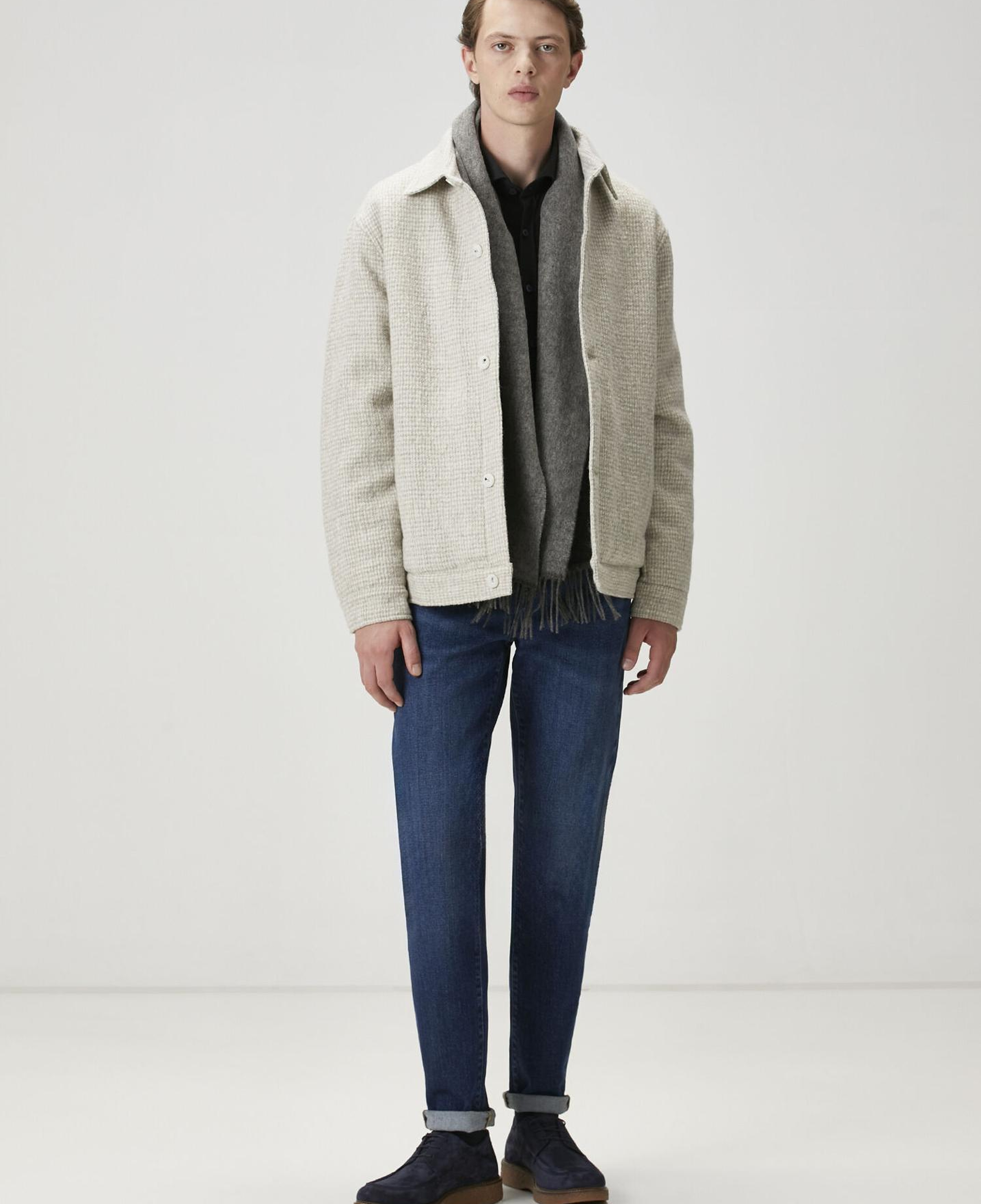 Beymen Club Erkek Mavi Yıkamalı Slim Fit Jean Pantolon