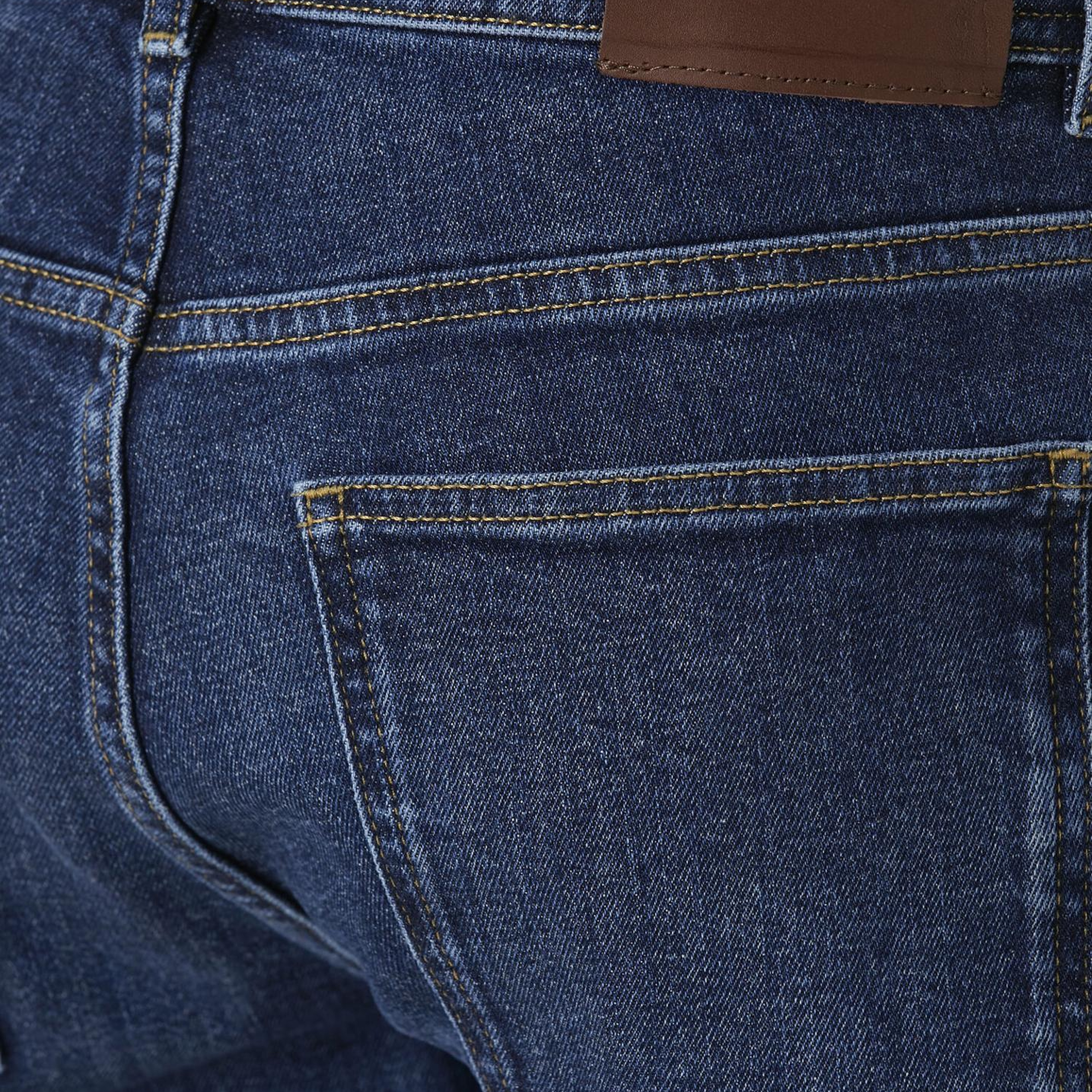 Beymen Club Erkek Mavi Yıkamalı Slim Fit Jean Pantolon