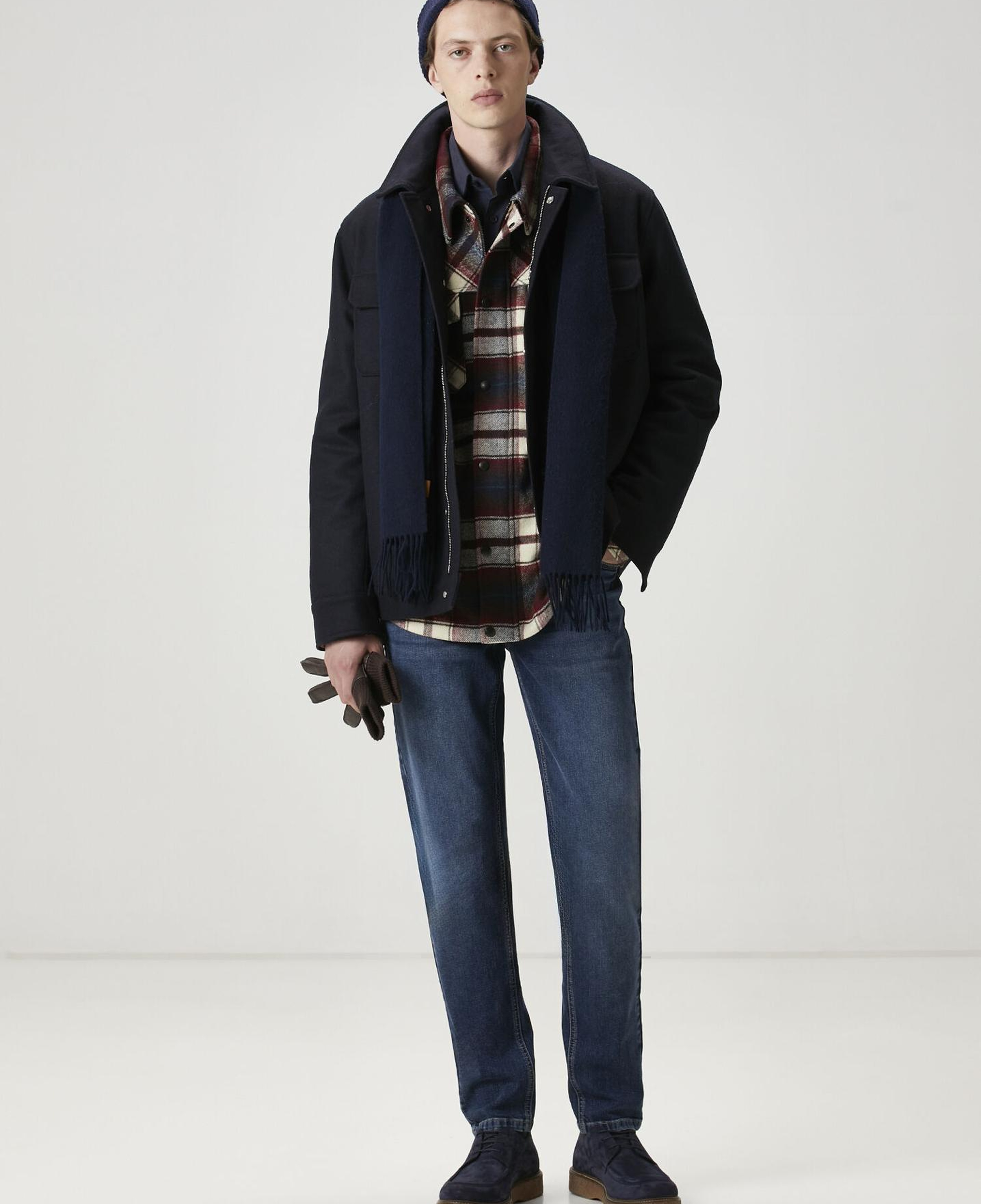 Beymen Club Erkek Mavi Yıkamalı Slim Fit Jean Pantolon