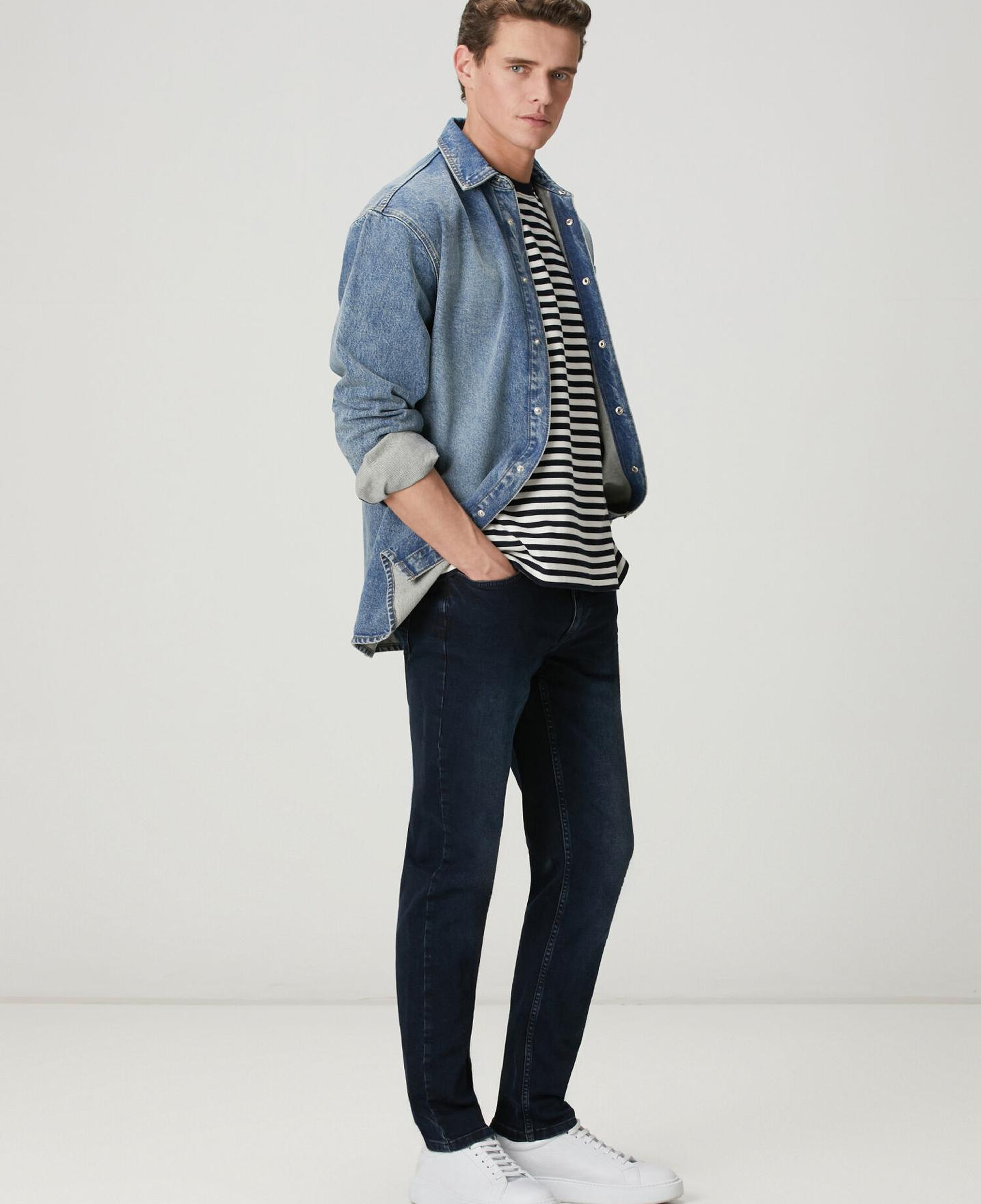 Beymen Club Erkek Slim Fit İndigo Jean Pantolon