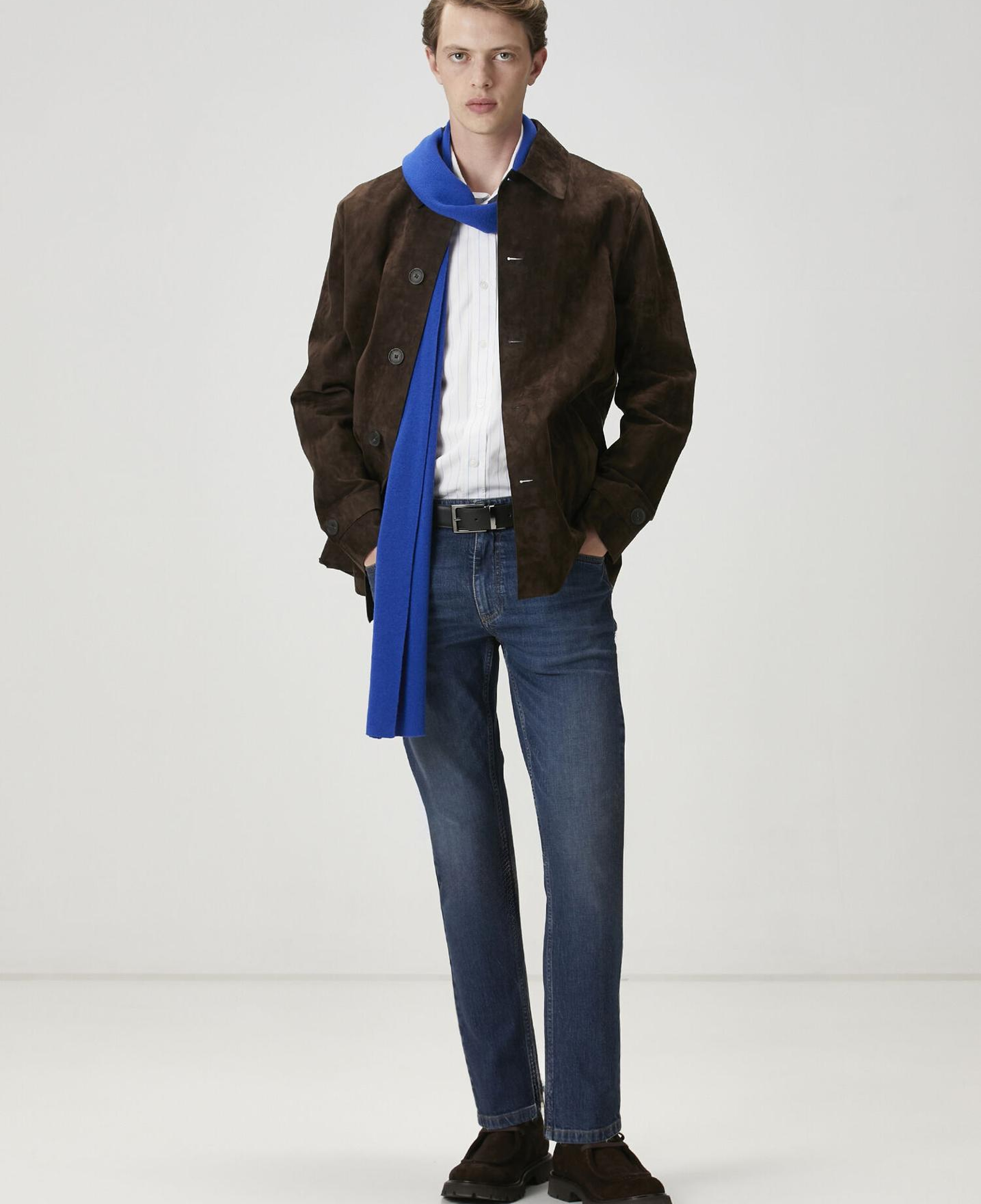 Beymen Club Erkek Mavi Yıkamalı Slim Fit Jean Pantolon