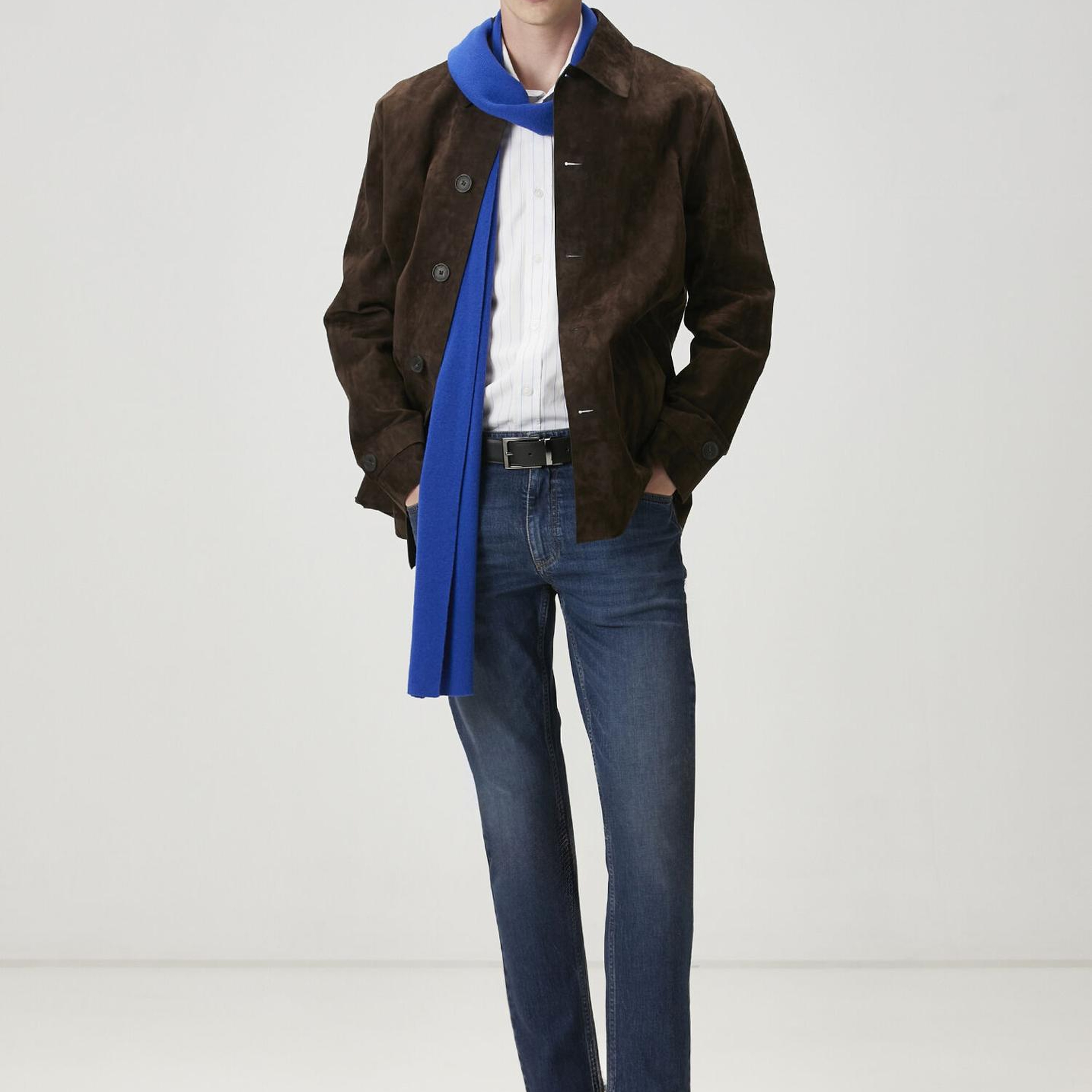 Beymen Club Erkek Mavi Yıkamalı Slim Fit Jean Pantolon