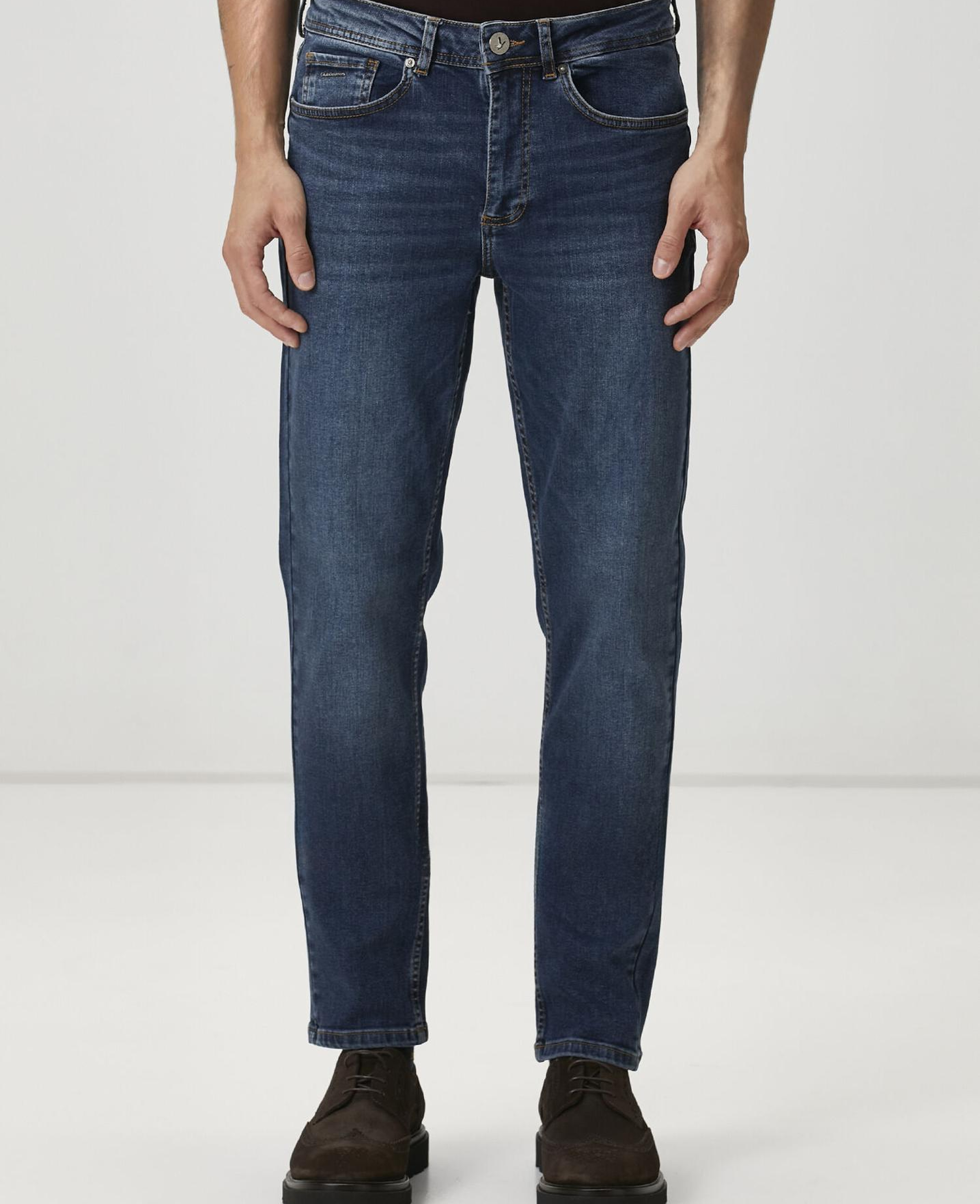 Beymen Club Erkek Slim Fit Mavi Jean Pantolon