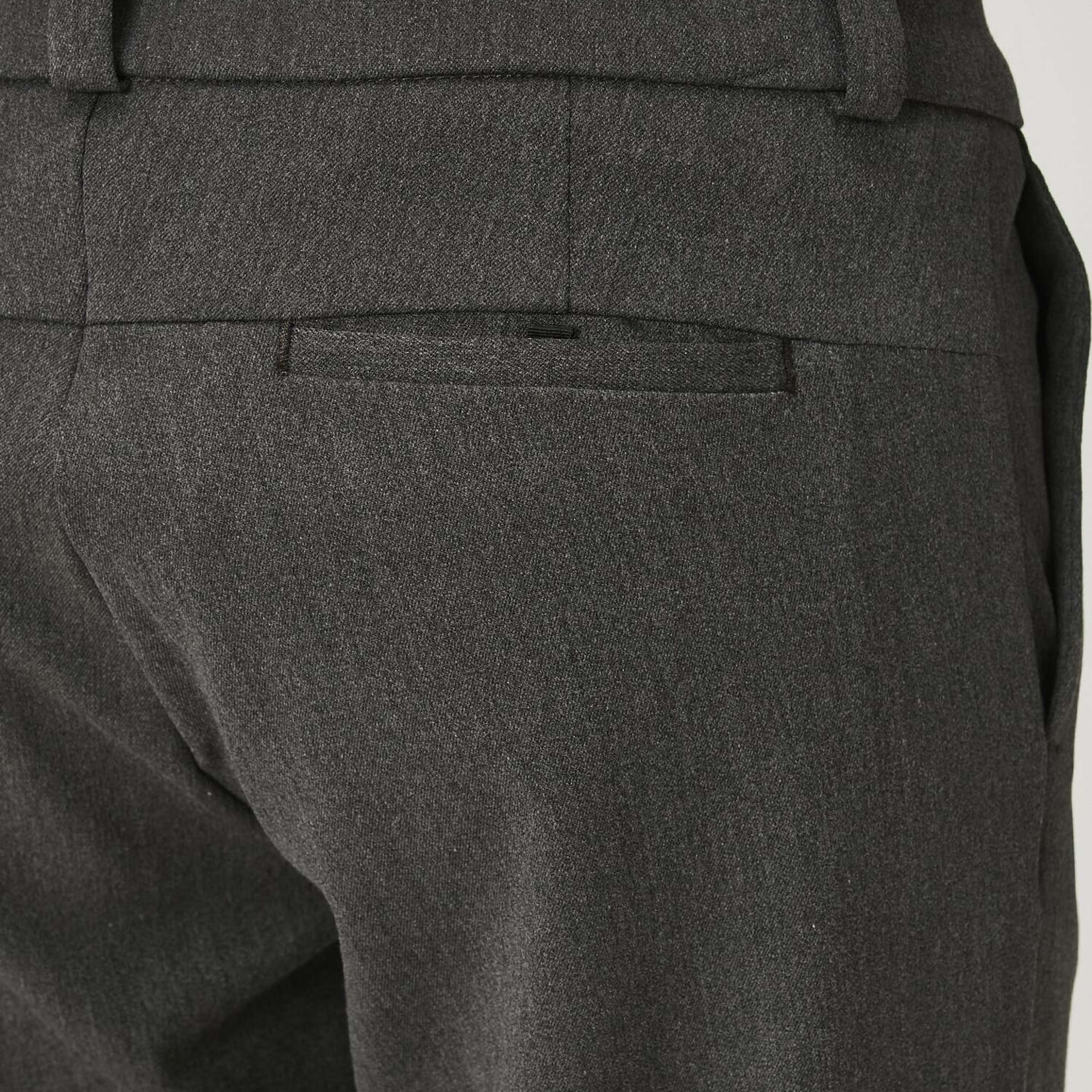 Beymen Club Erkek Slim Fit Jasmin Antrasit Melanj Chino Pantolon