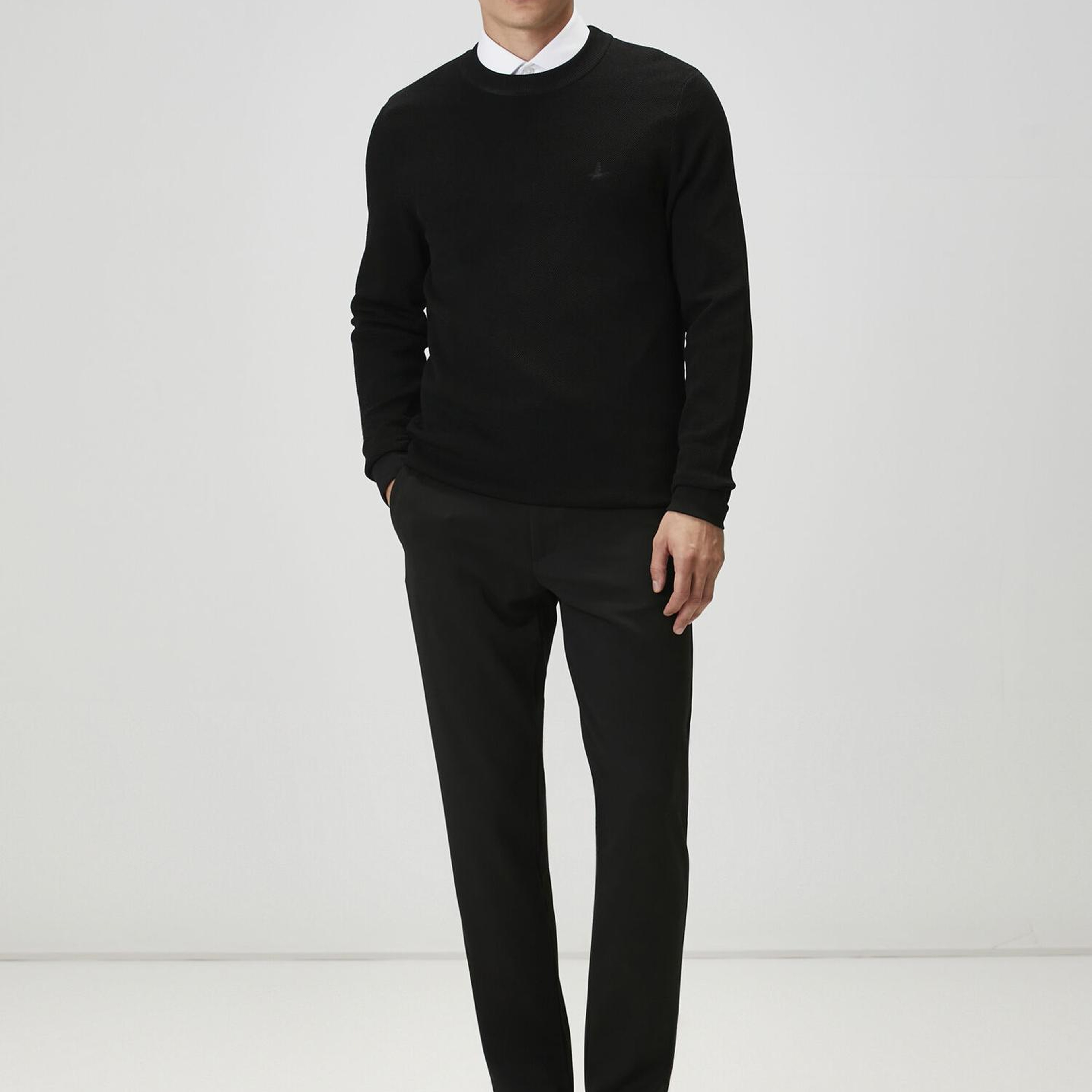 Beymen Club Erkek Slim Fit Jasmin Siyah Chino Pantolon