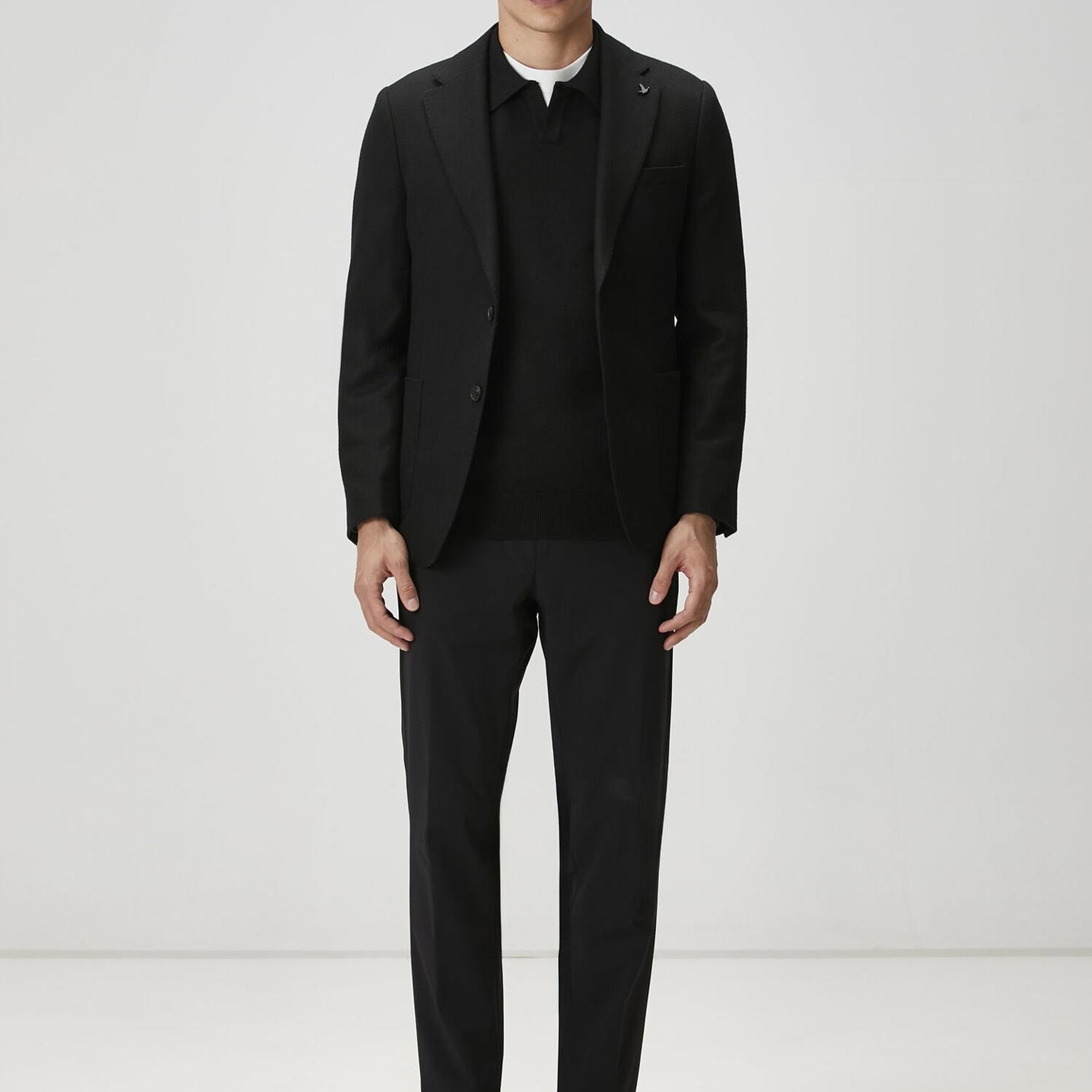 Beymen Club Erkek Siyah Beli Kordonlu Pantolon