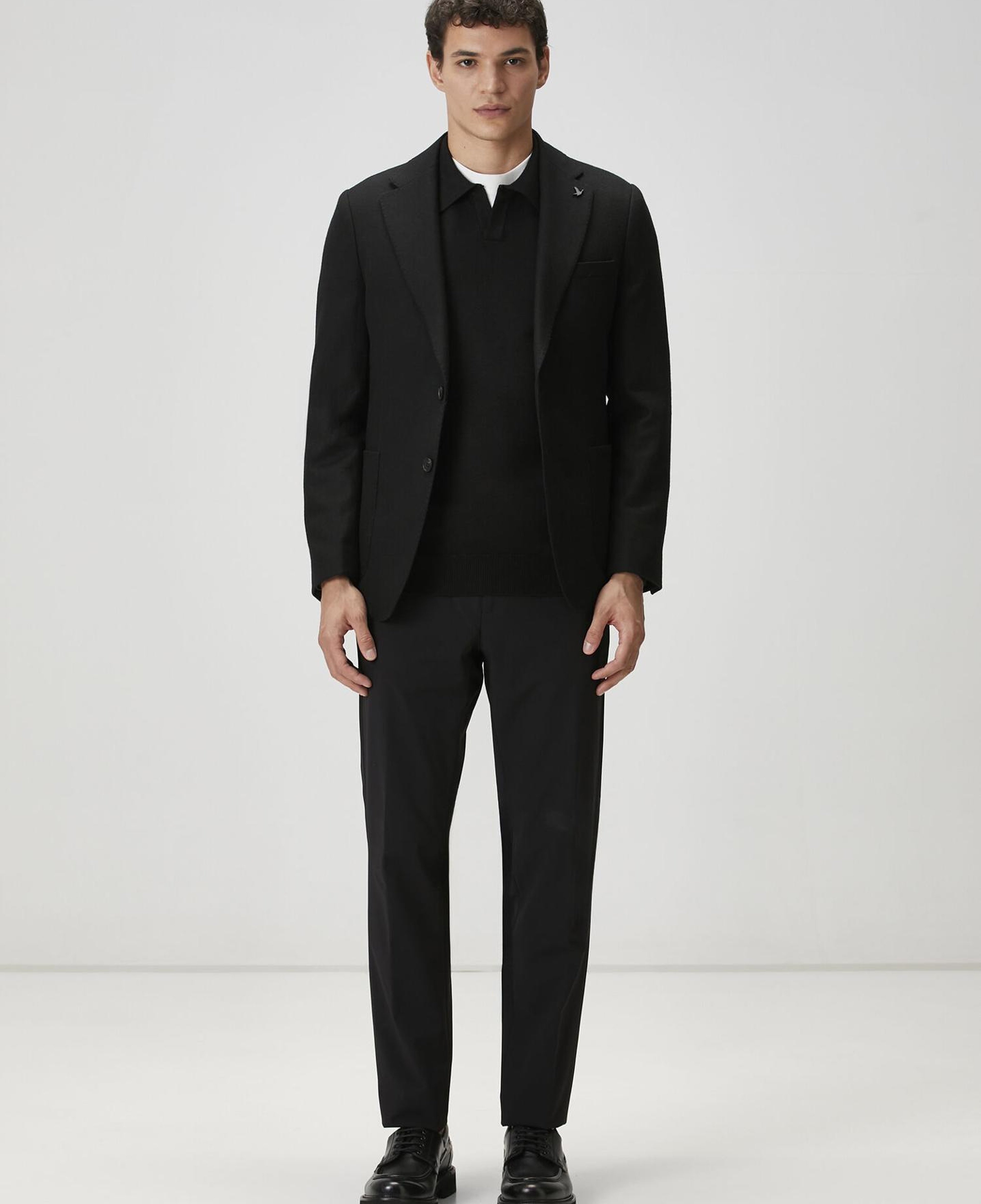 Beymen Club Erkek Siyah Beli Kordonlu Pantolon