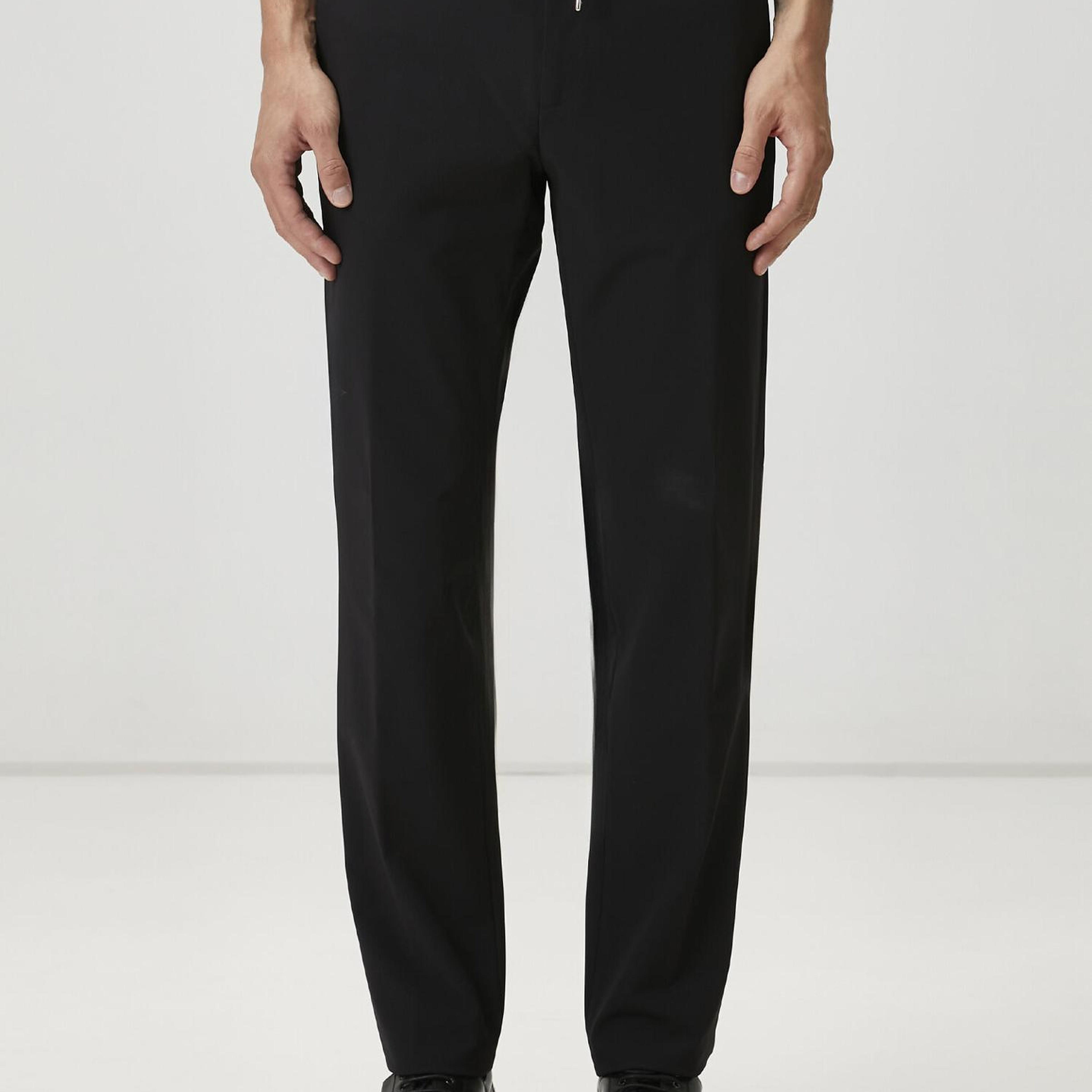 Beymen Club Erkek Siyah Beli Kordonlu Pantolon