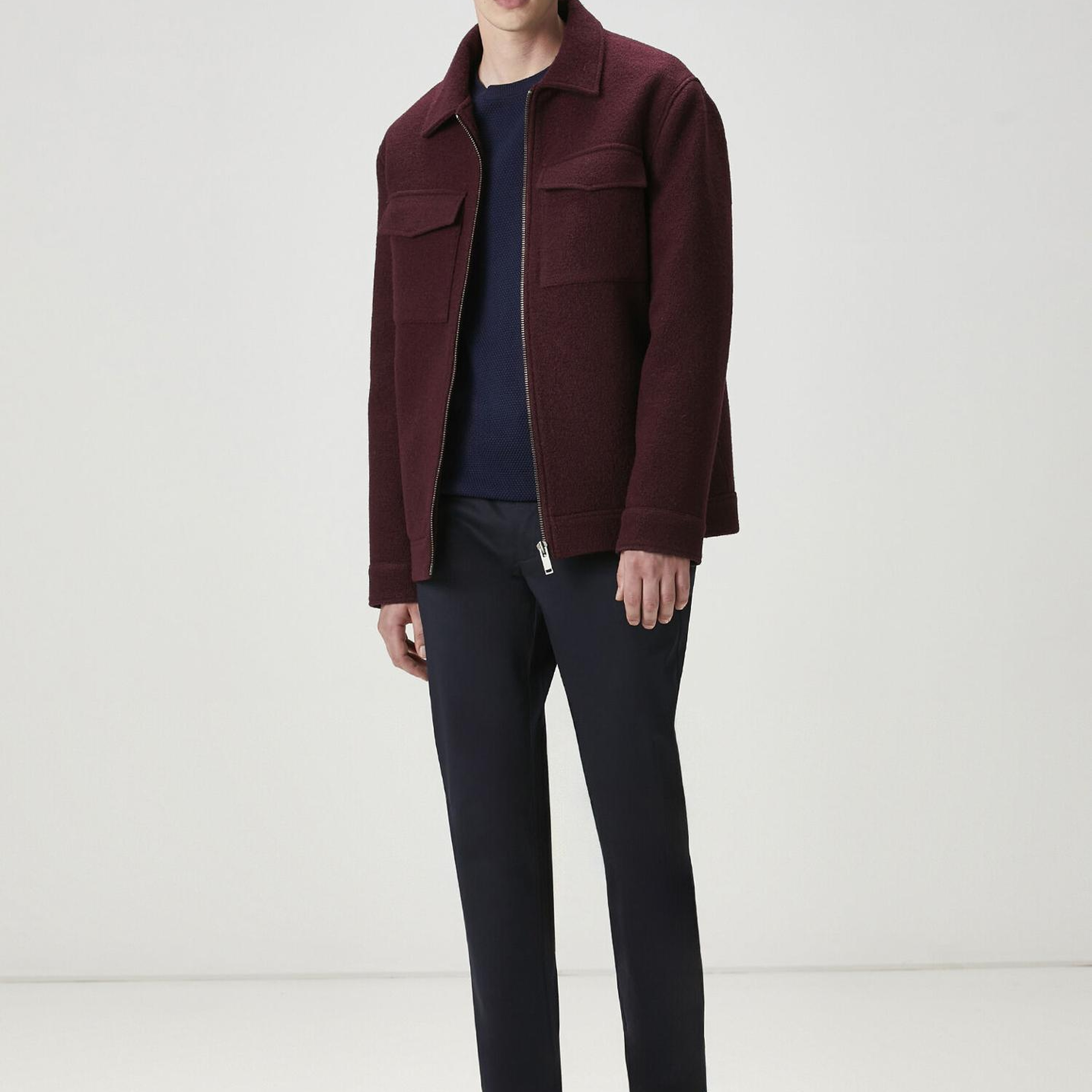 Beymen Club Erkek Lacivert Petek Örgü Dokulu Kazak