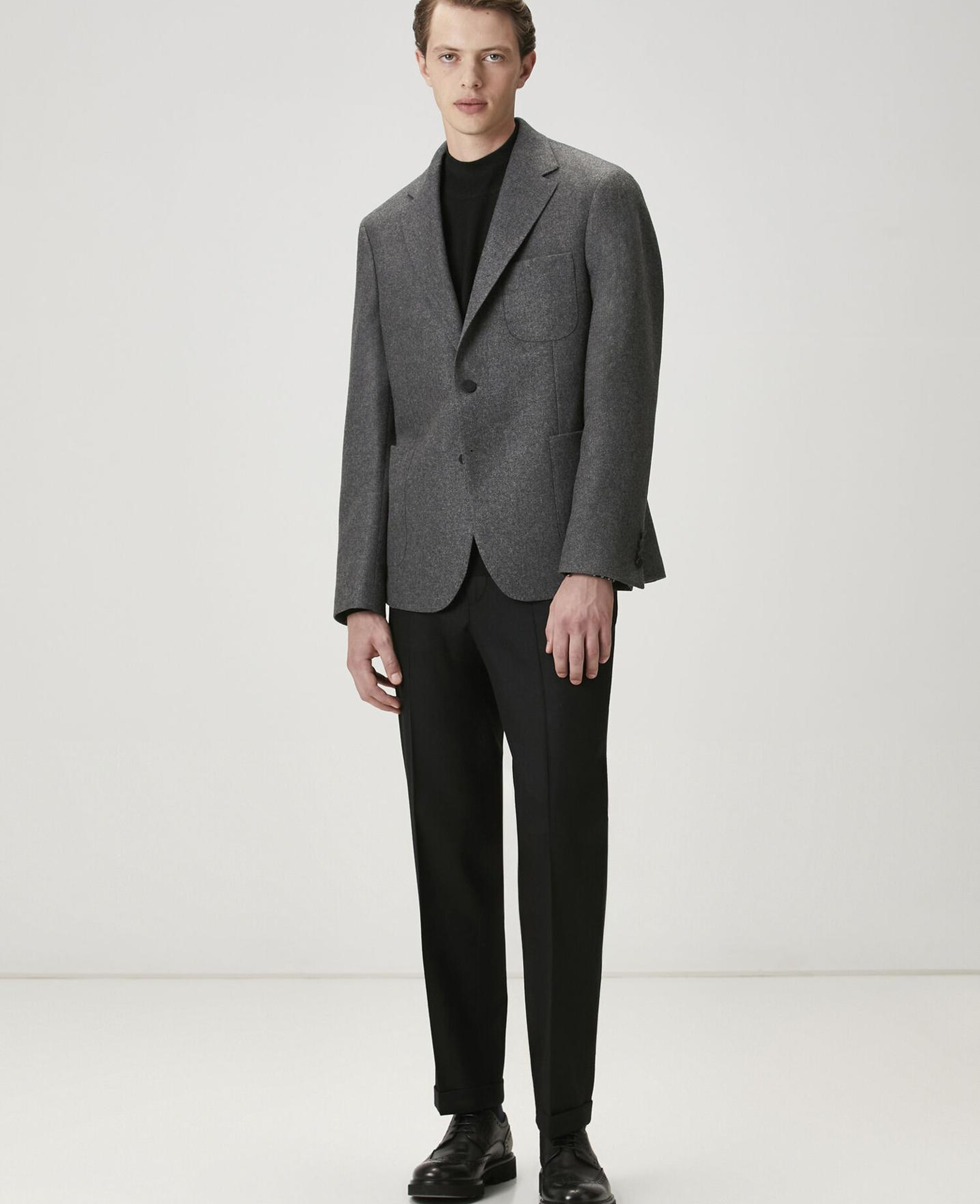 Beymen Club Erkek Siyah Yarım Balıkçı Yaka Kazak