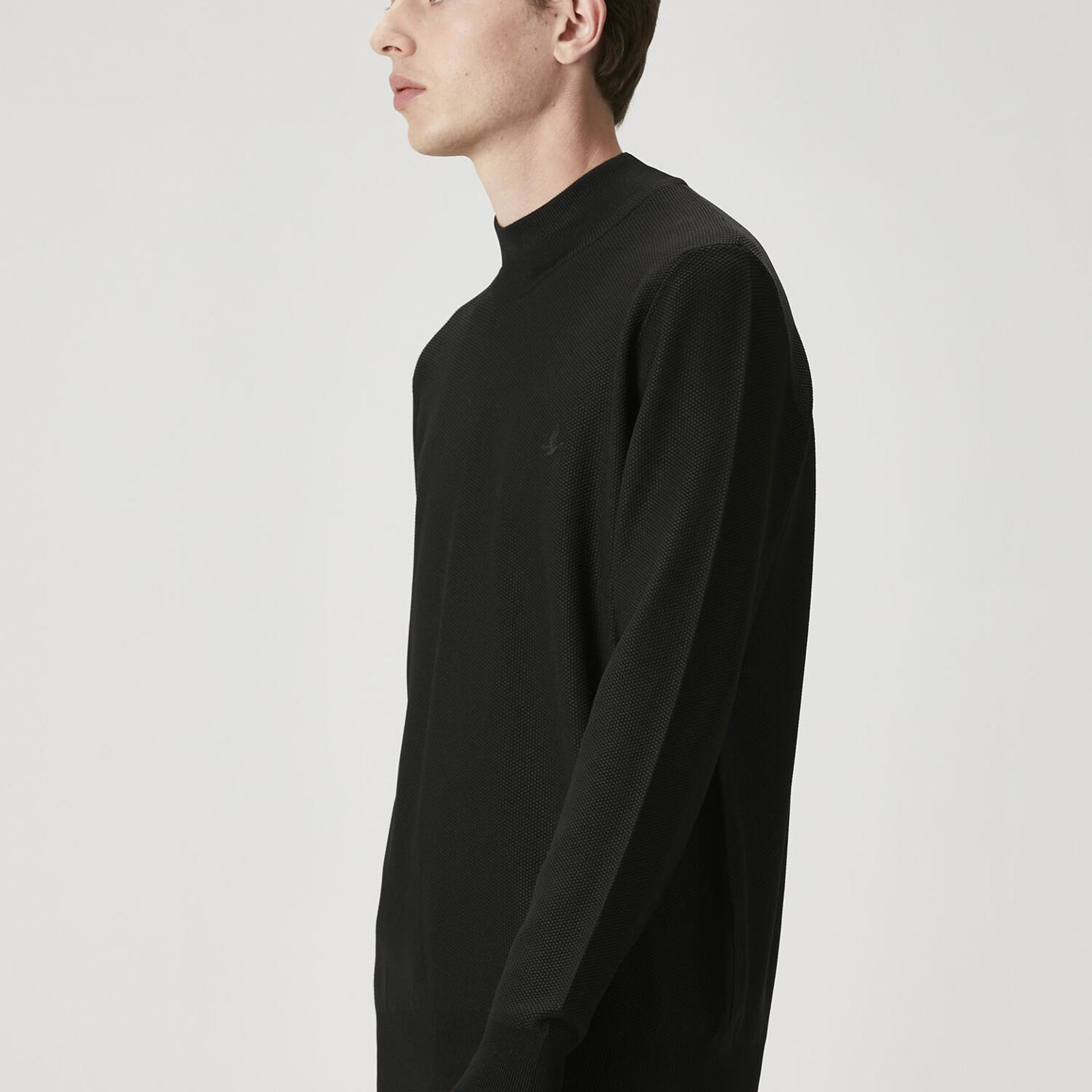 Beymen Club Erkek Siyah Yarım Balıkçı Yaka Kazak